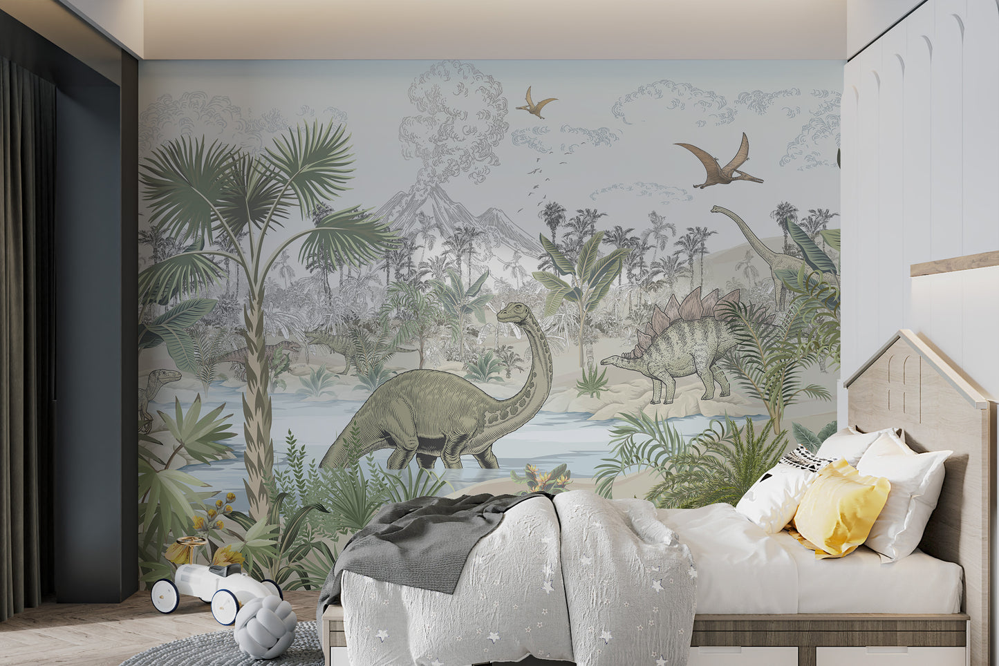 Dinosaur Adventure Wallpaper Mural