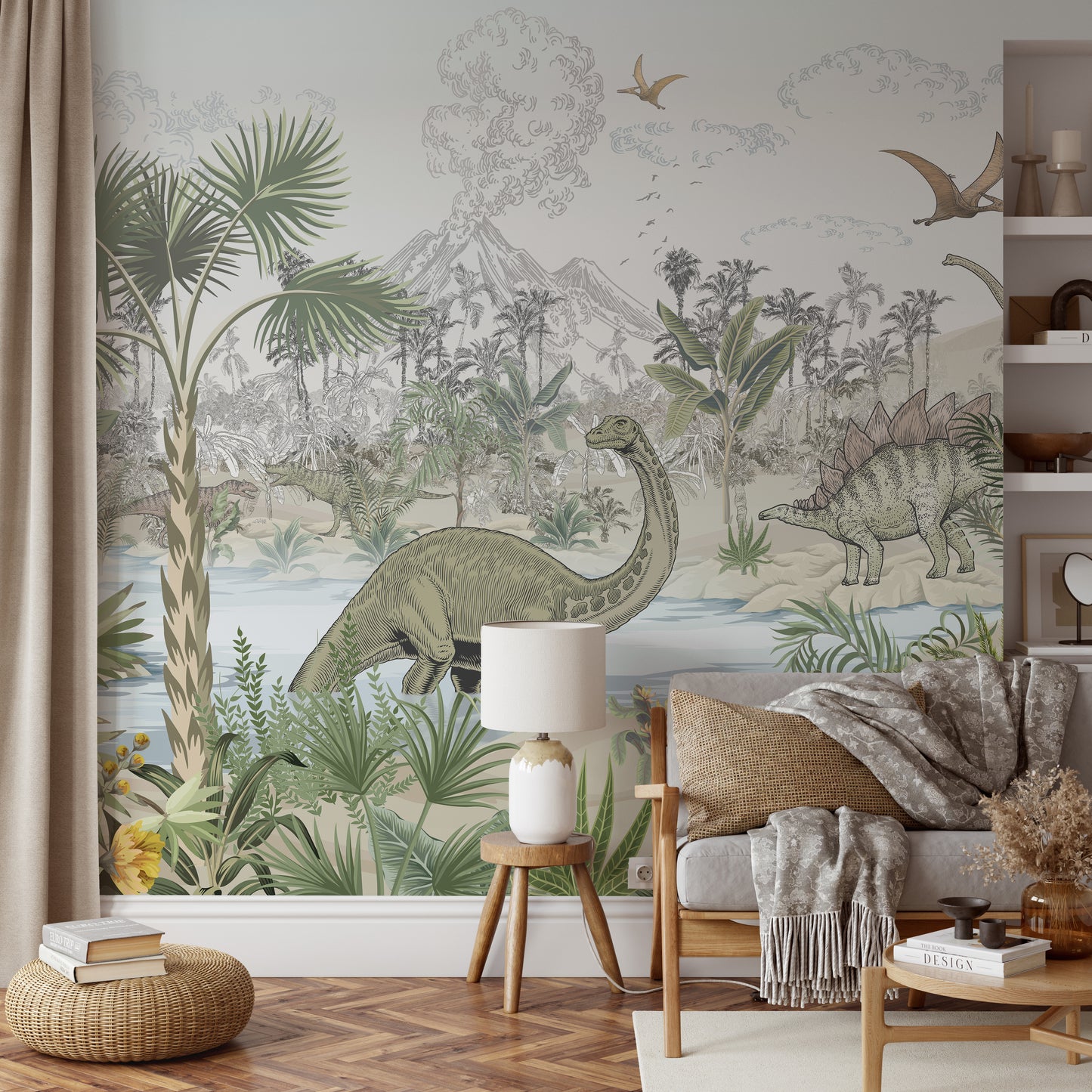 Dinosaur Adventure Wallpaper Mural