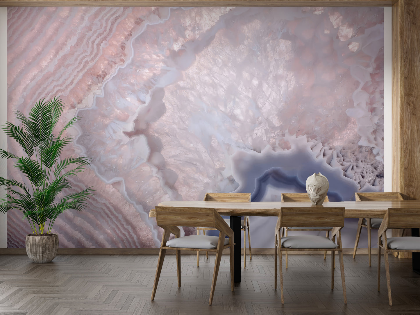 Blush Crystal Wallpaper Mural