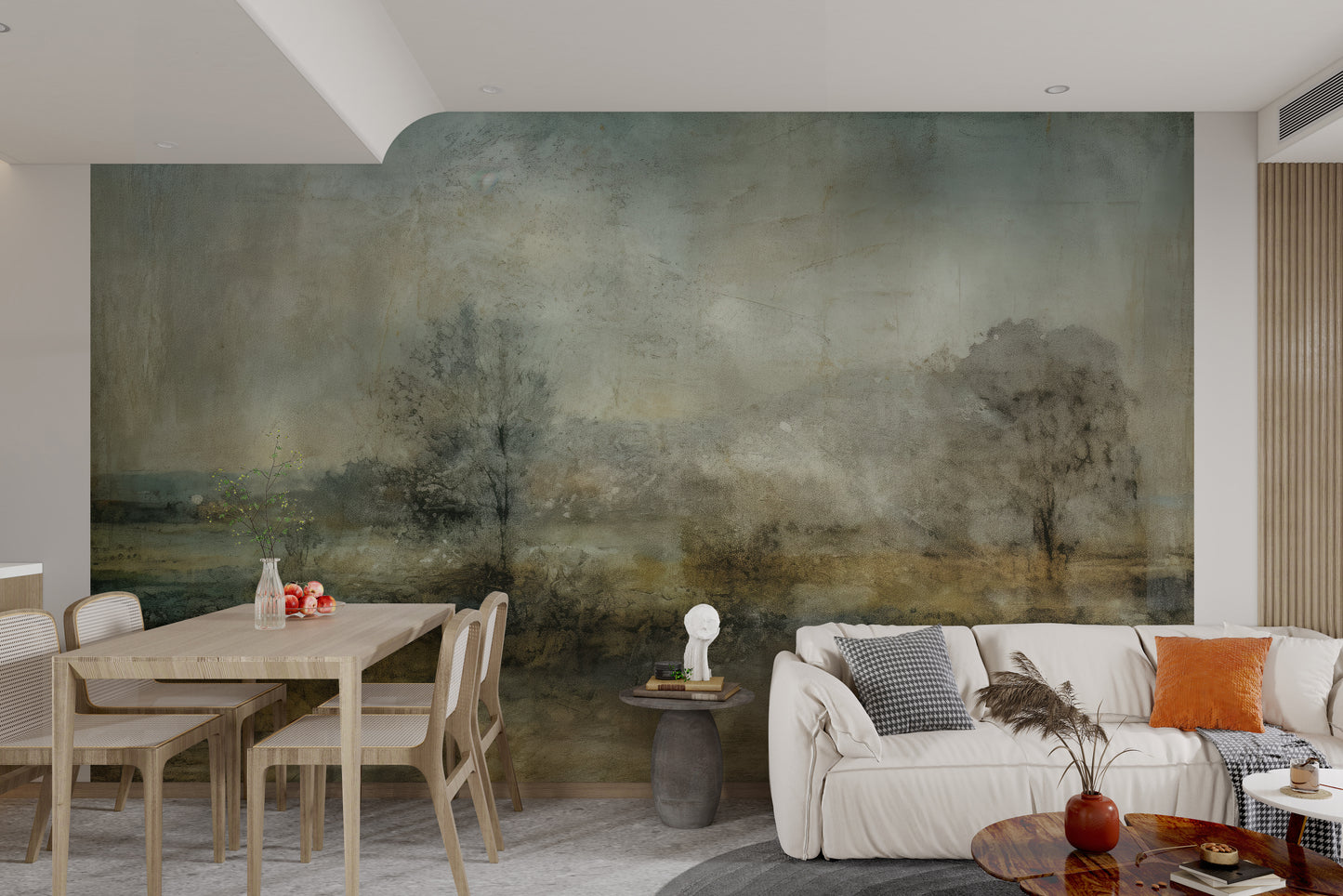 Misty Forest Walllpaper Mural