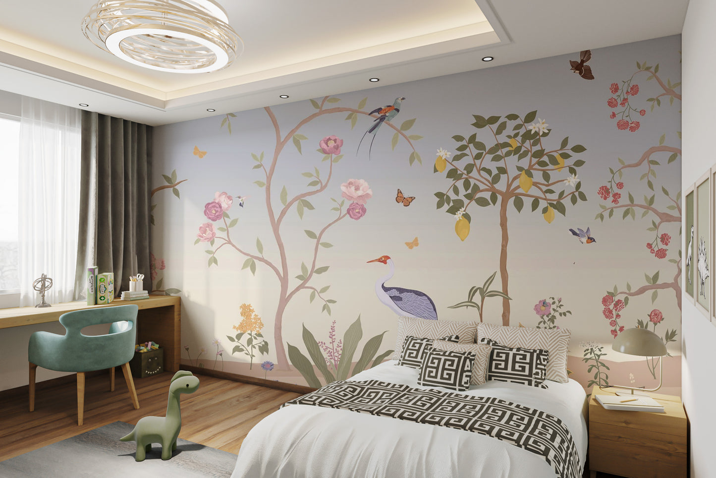 Chinoiserie Spring Garden Wallpaper Mural