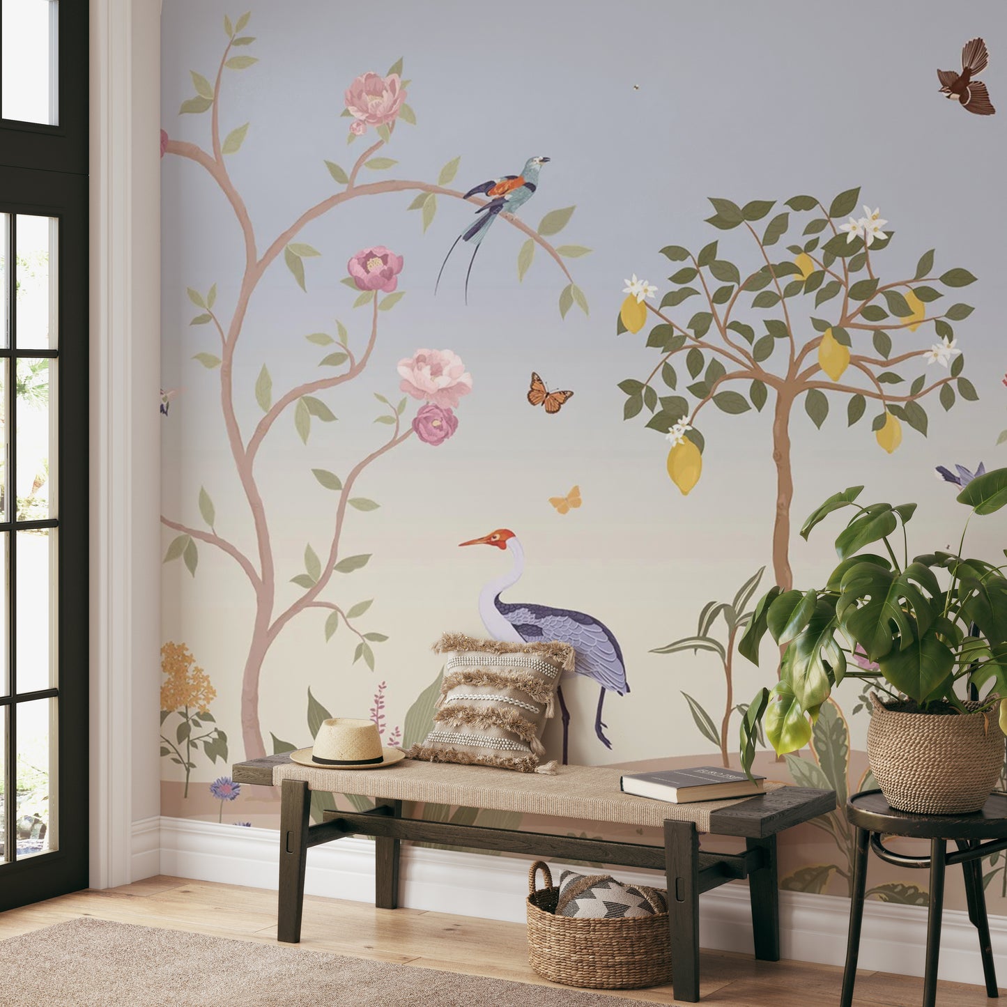 Chinoiserie Spring Garden Wallpaper Mural