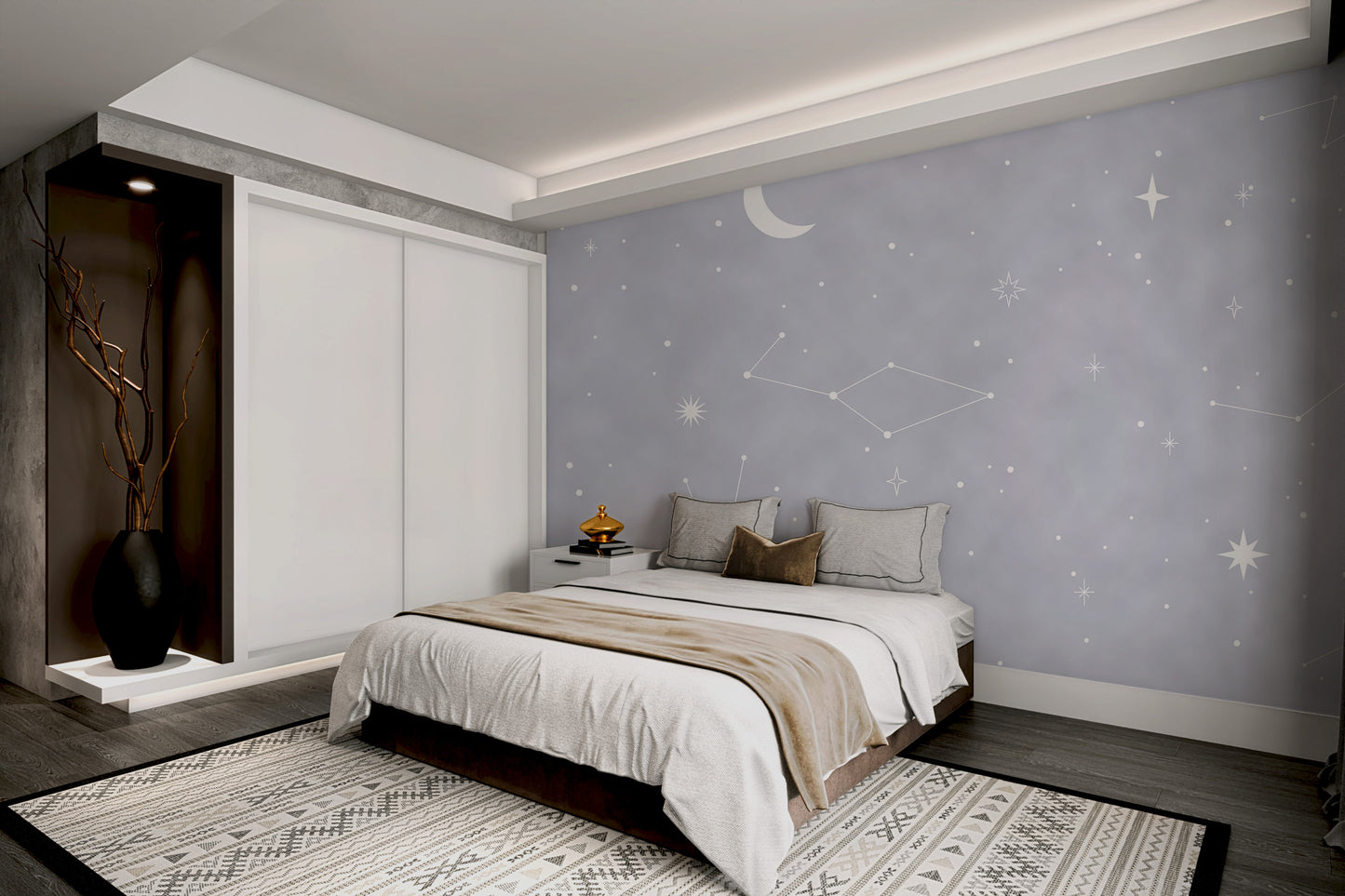 Night Sky Wonders Wall Mural