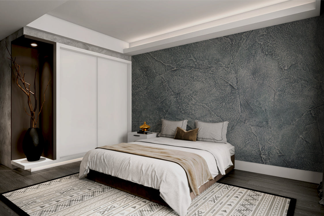 Grey Granite Textured Wall Mural