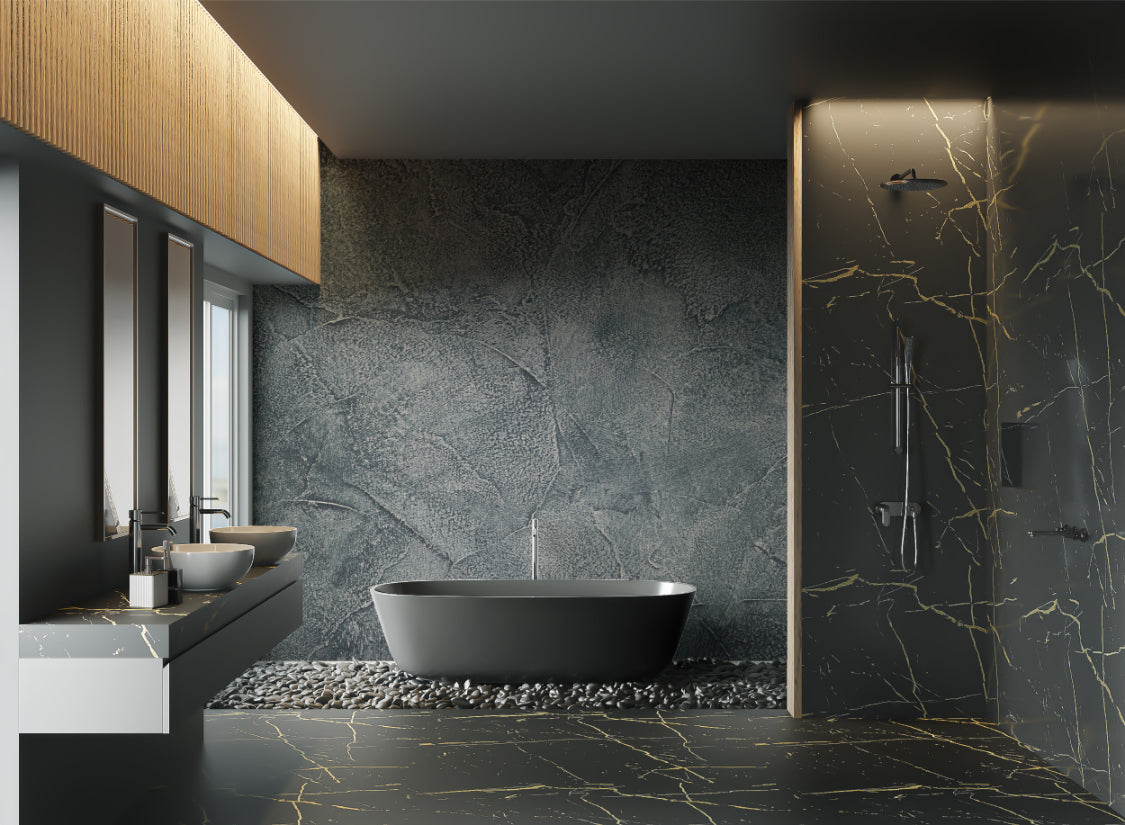 Grey Granite Textured Wall Mural