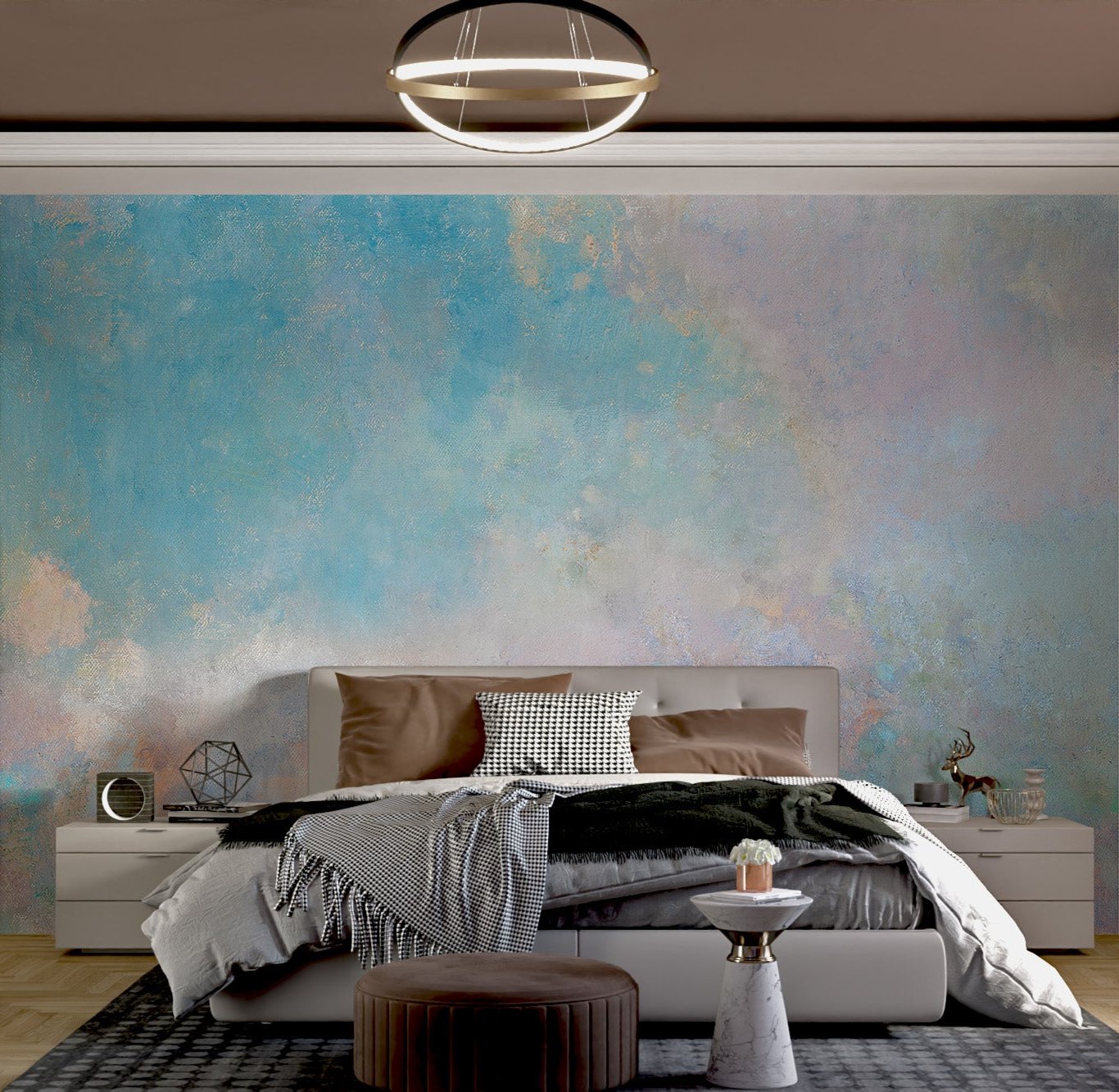 Soft Sky Texture Wallpaper Mural