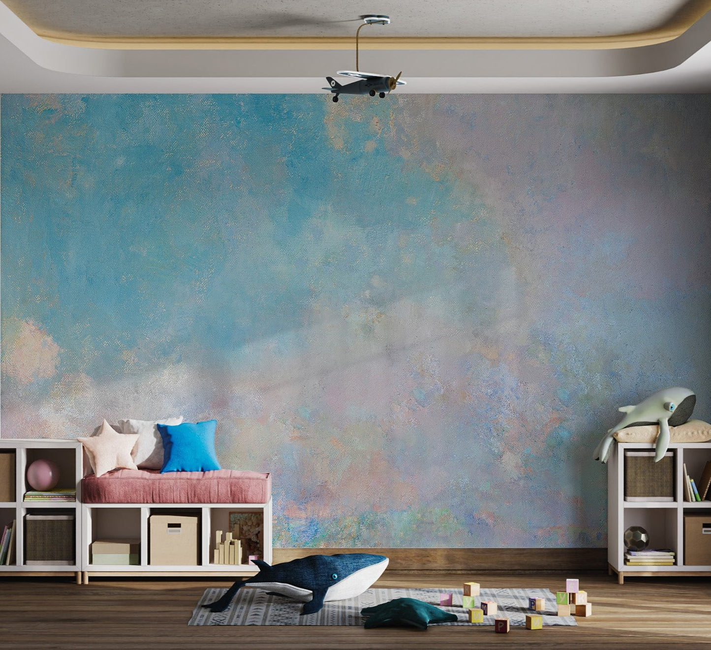 Soft Sky Texture Wallpaper Mural