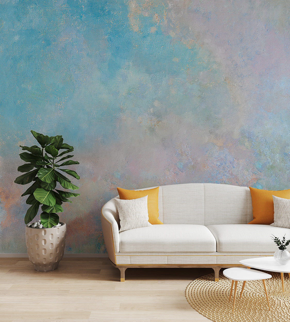 Soft Sky Texture Wallpaper Mural