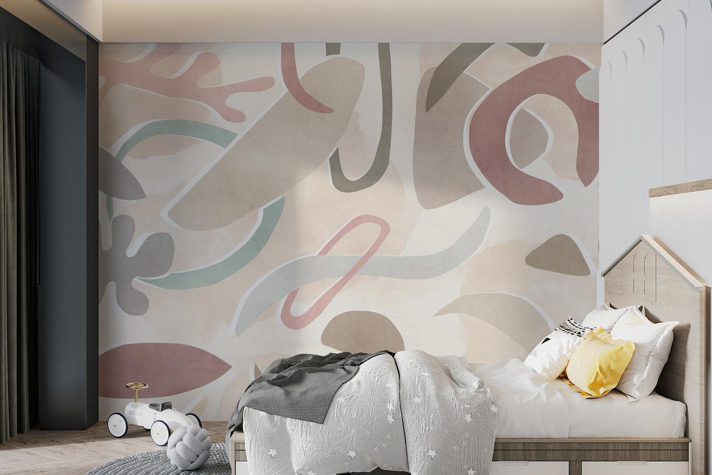 Soft Pastel Pattern Wall Mural