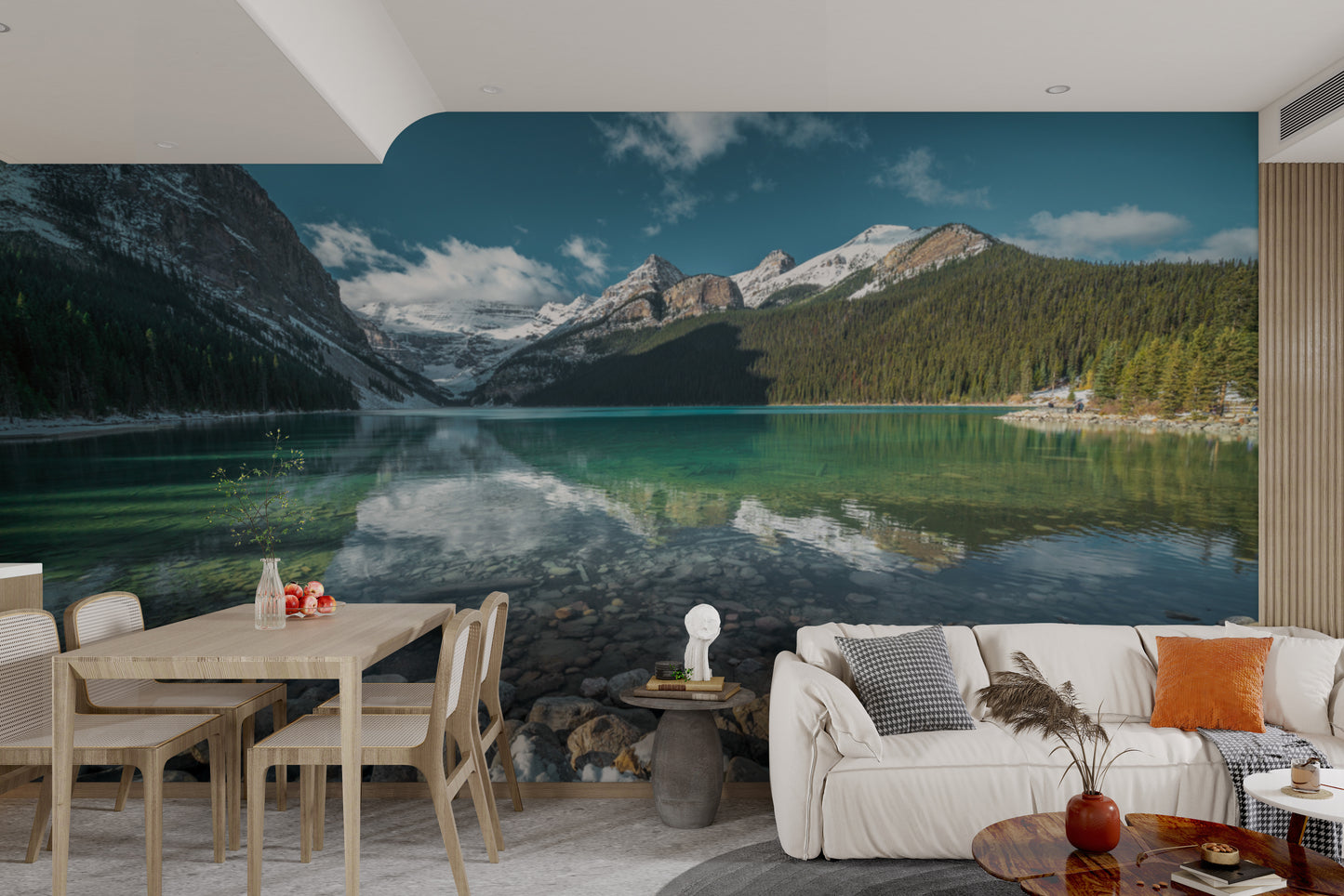 High-definition nature wallpaper with a serene lake setting
