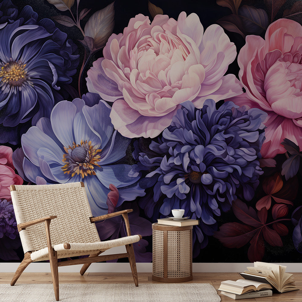 [Test] Beautiful Bloomy Peony Mural [Test]