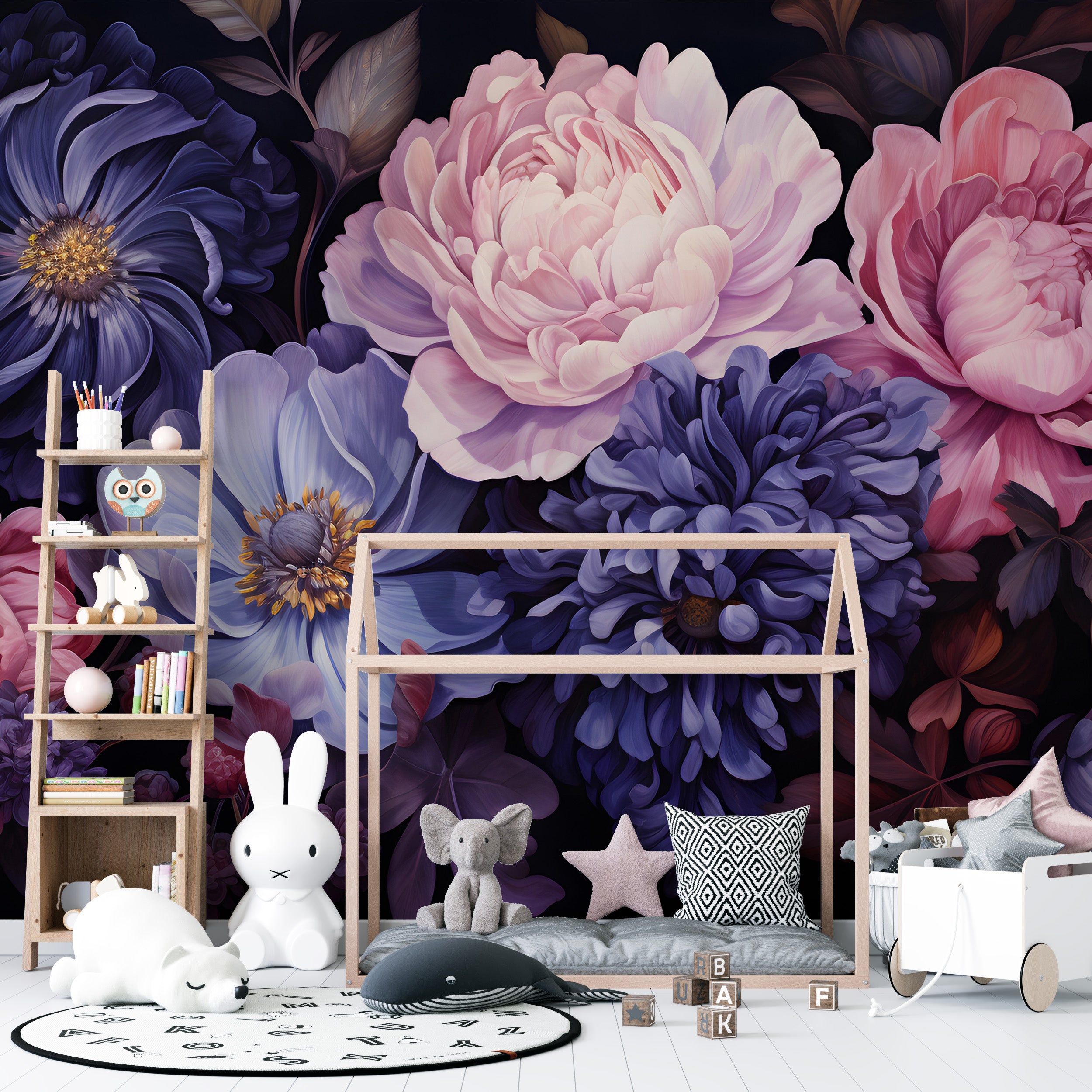 [Test] Beautiful Bloomy Peony Mural [Test]