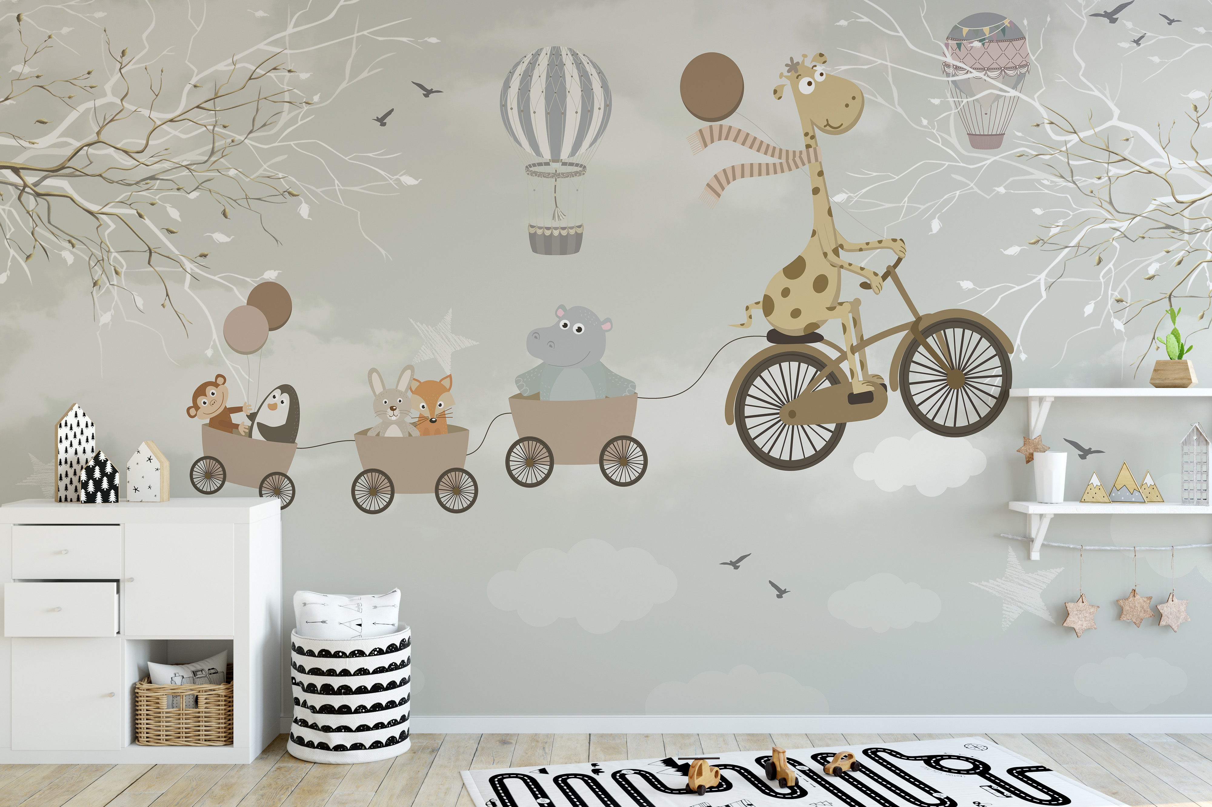 Sky High Cycling Adventures Mural for Walls
