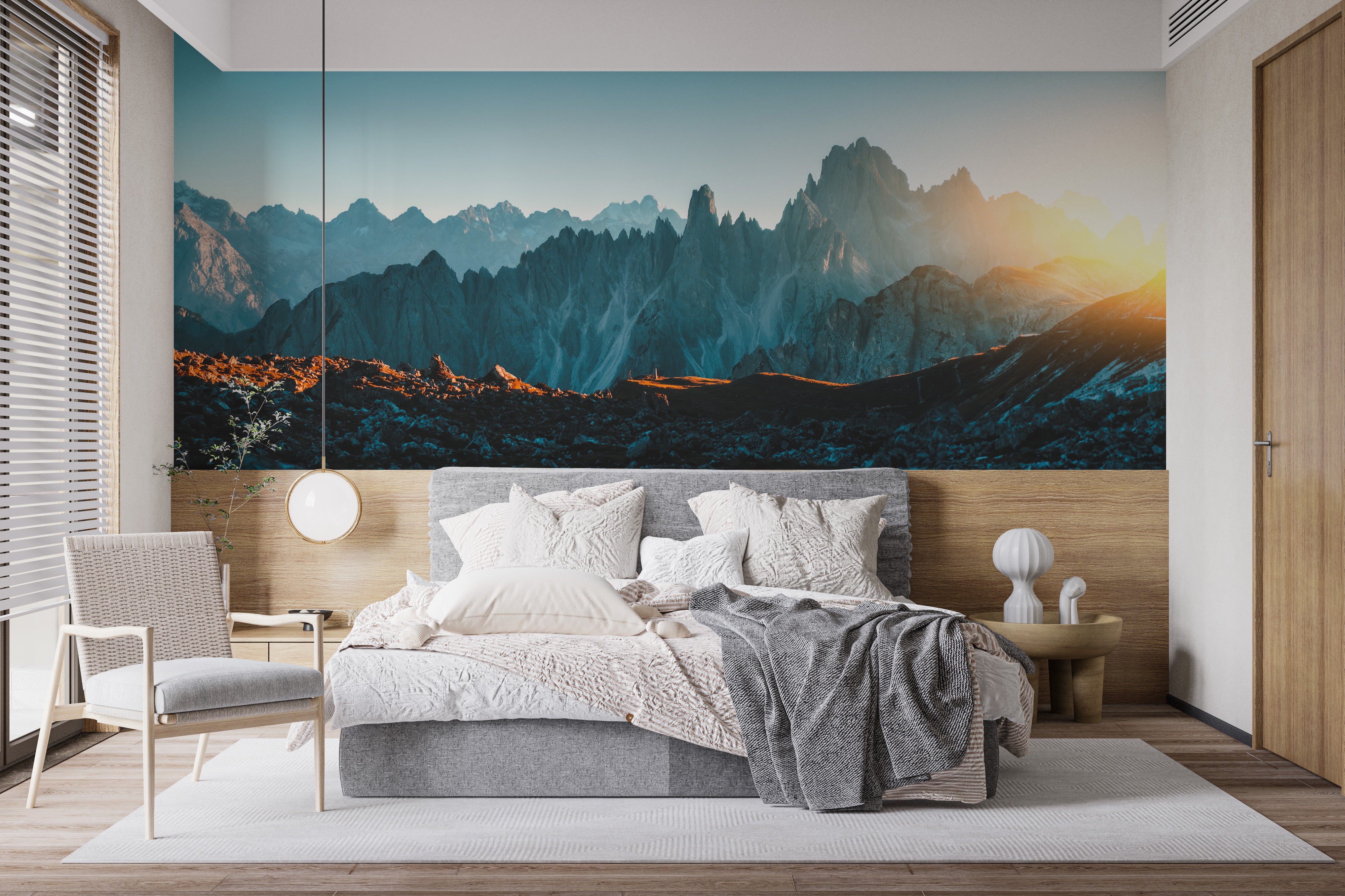 Rocky Mountain Wallpaper Mural with dramatic scenery
