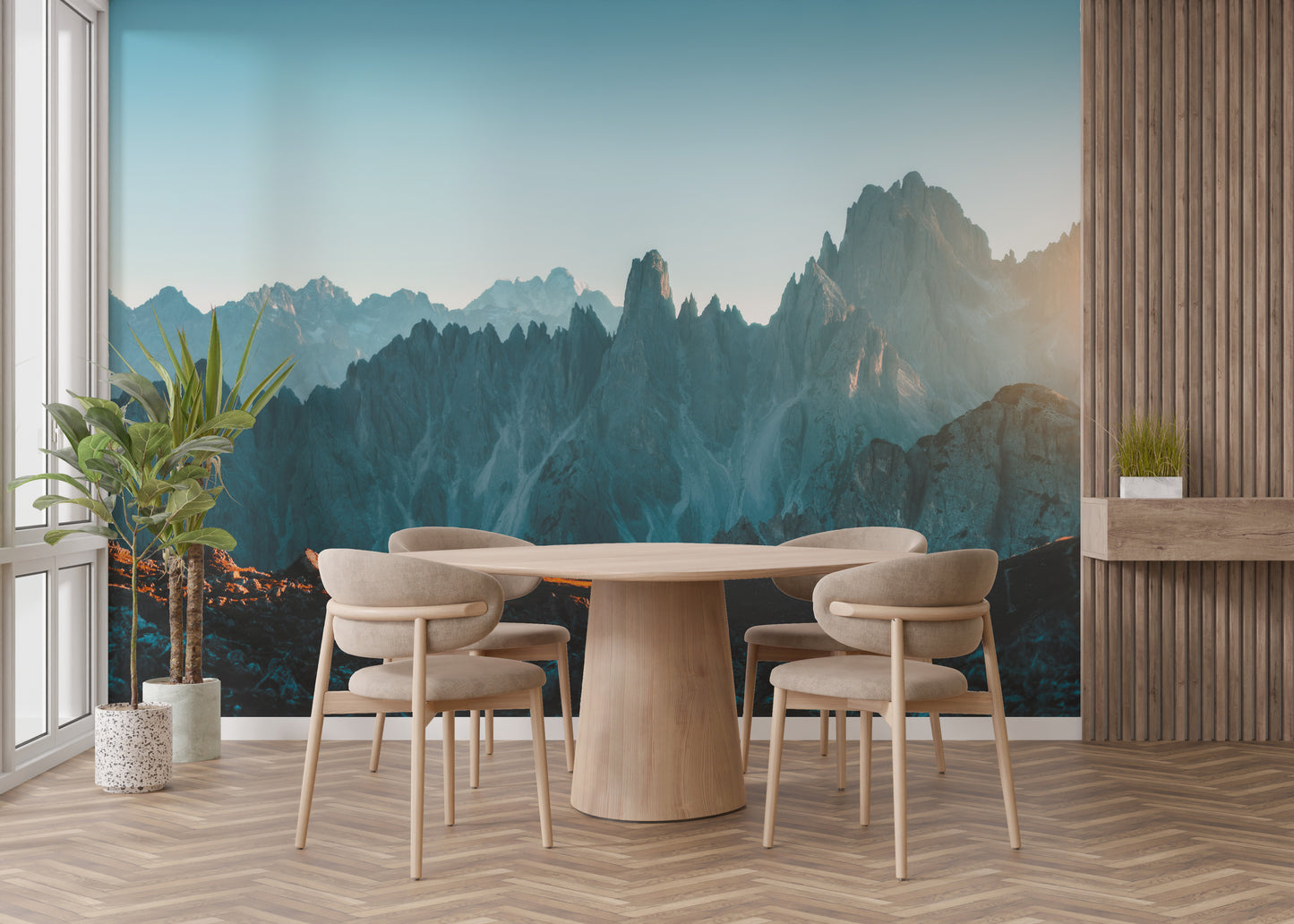 Bold Rocky Mountain Wallpaper Mural for powerful style
