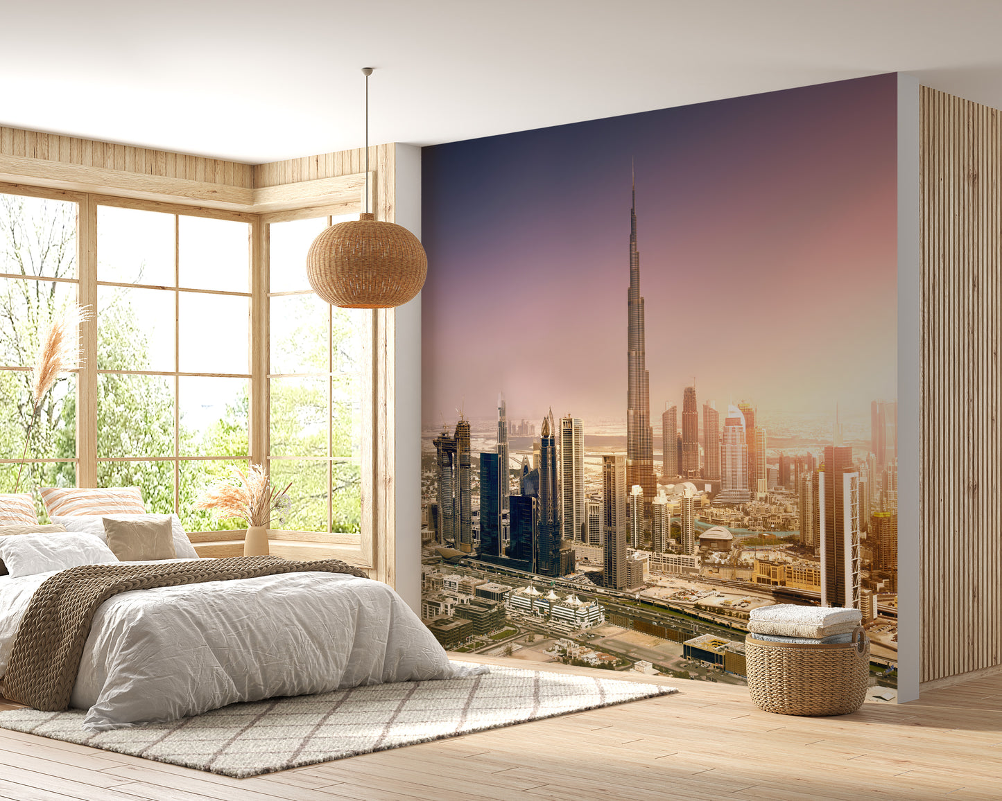 Sunset Spectacle in Dubai Wall Mural for stunning walls