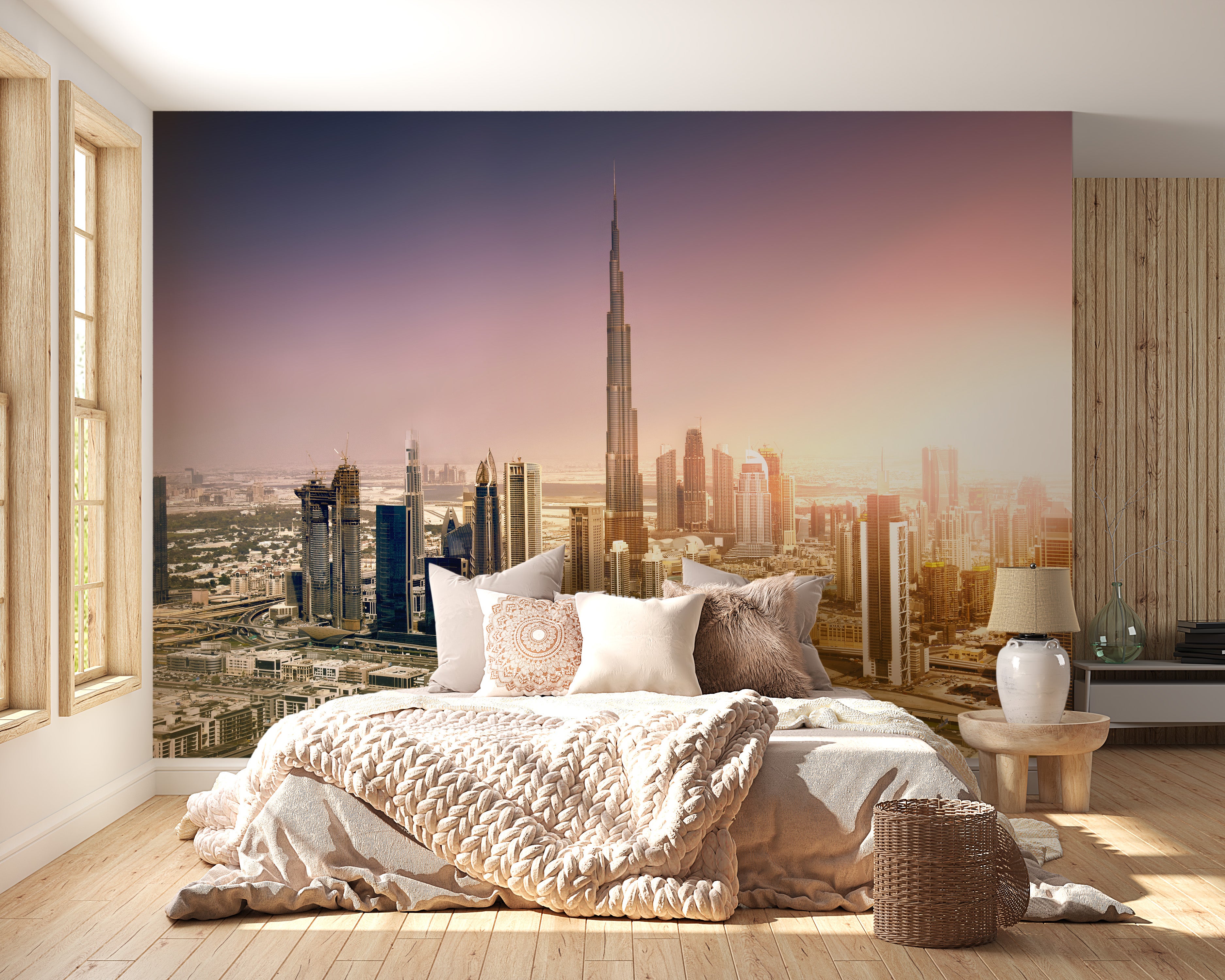 Sunset Spectacle Dubai Wall Mural for stunning design