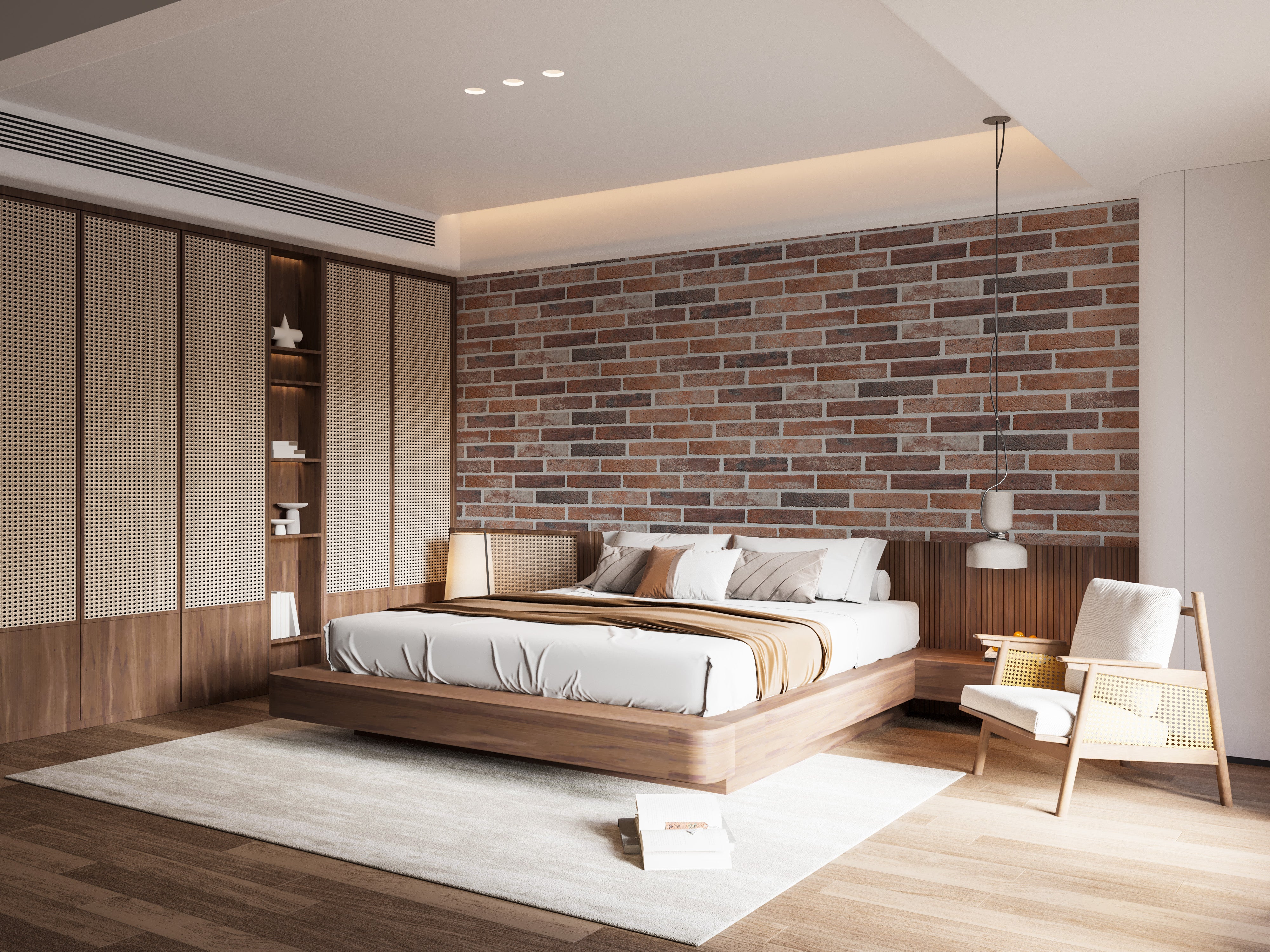 Removable Antique Brick Wallpaper Mural for Decor
