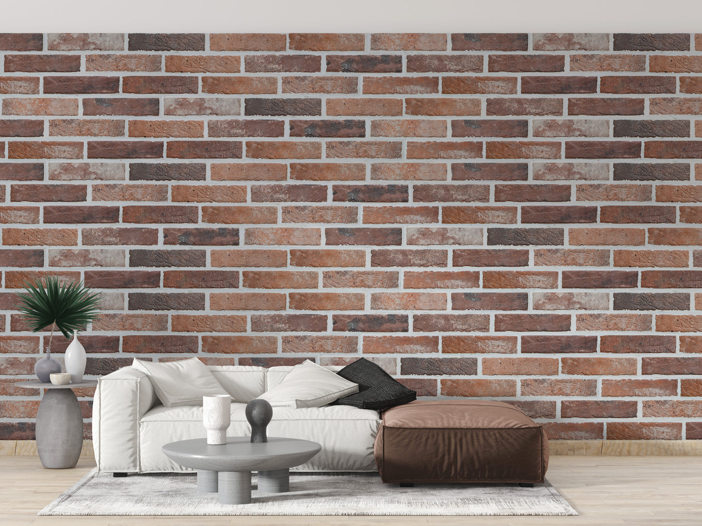 Antique Brick Wall Wallpaper Mural Removable Style
