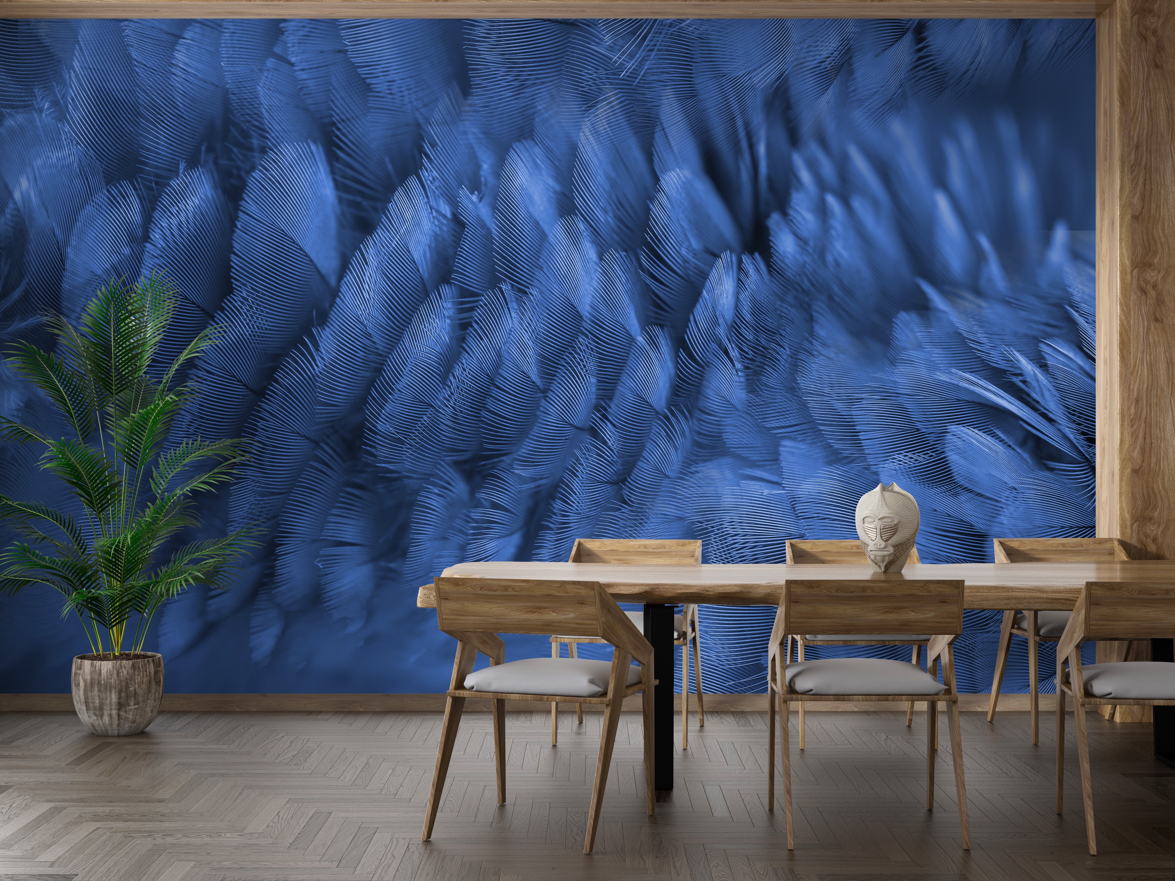 Exotic Macaw Majesty Wall Mural Wallpaper Design