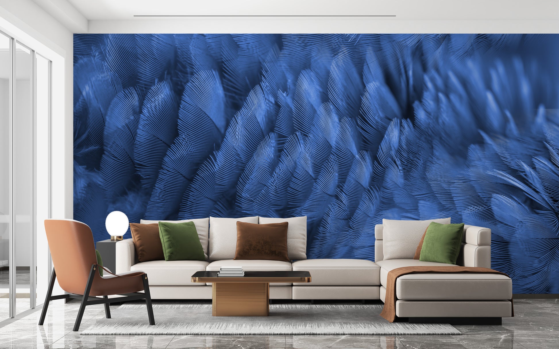 Exotic Macaw Wallpaper Mural for Interior Design
