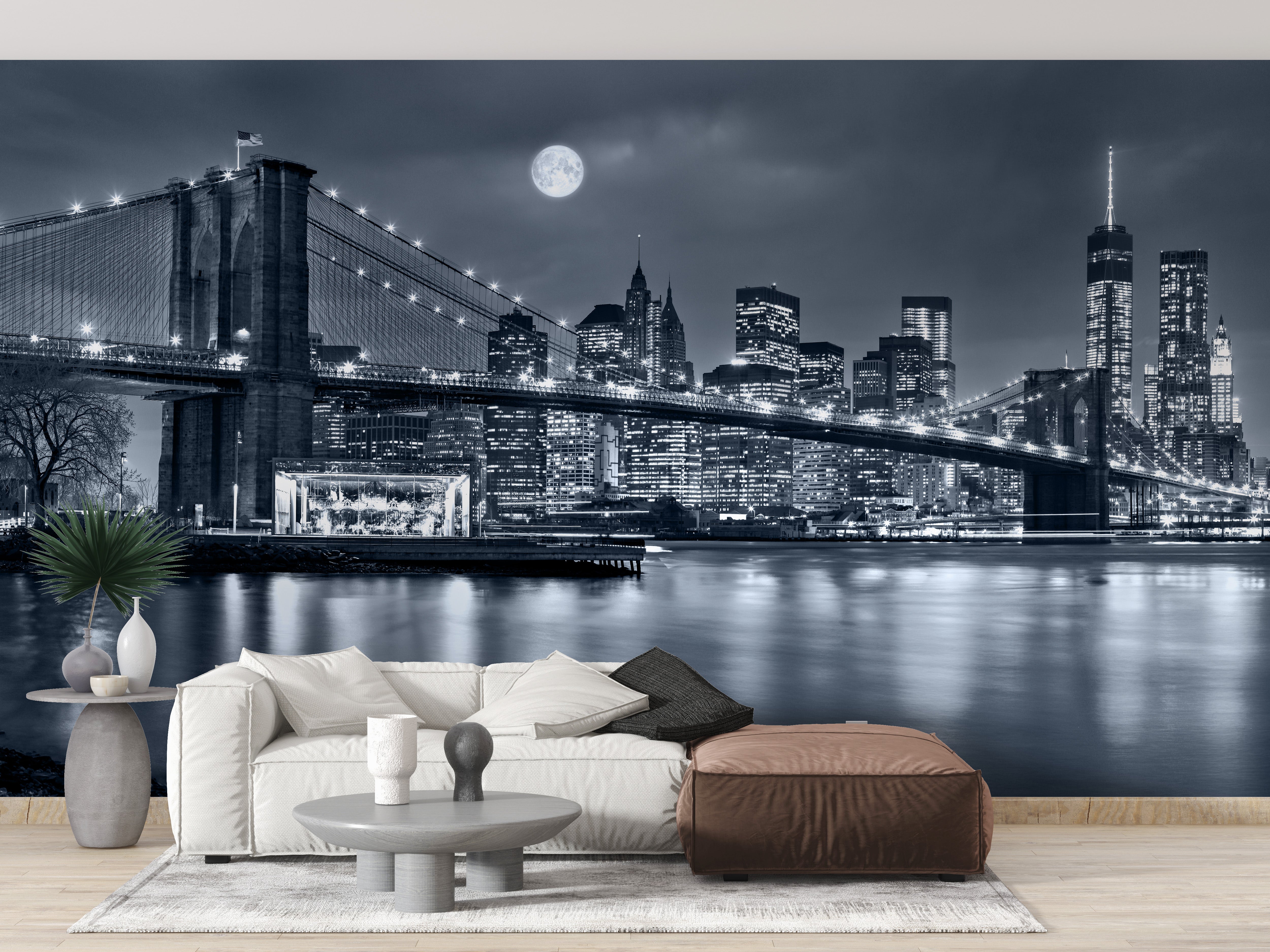 NYC Lights Self Adhesive Mural for Interior Walls
