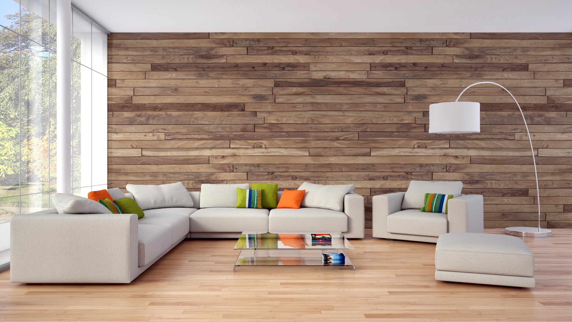 Elegant Timber Touch Wallpaper for Modern Spaces