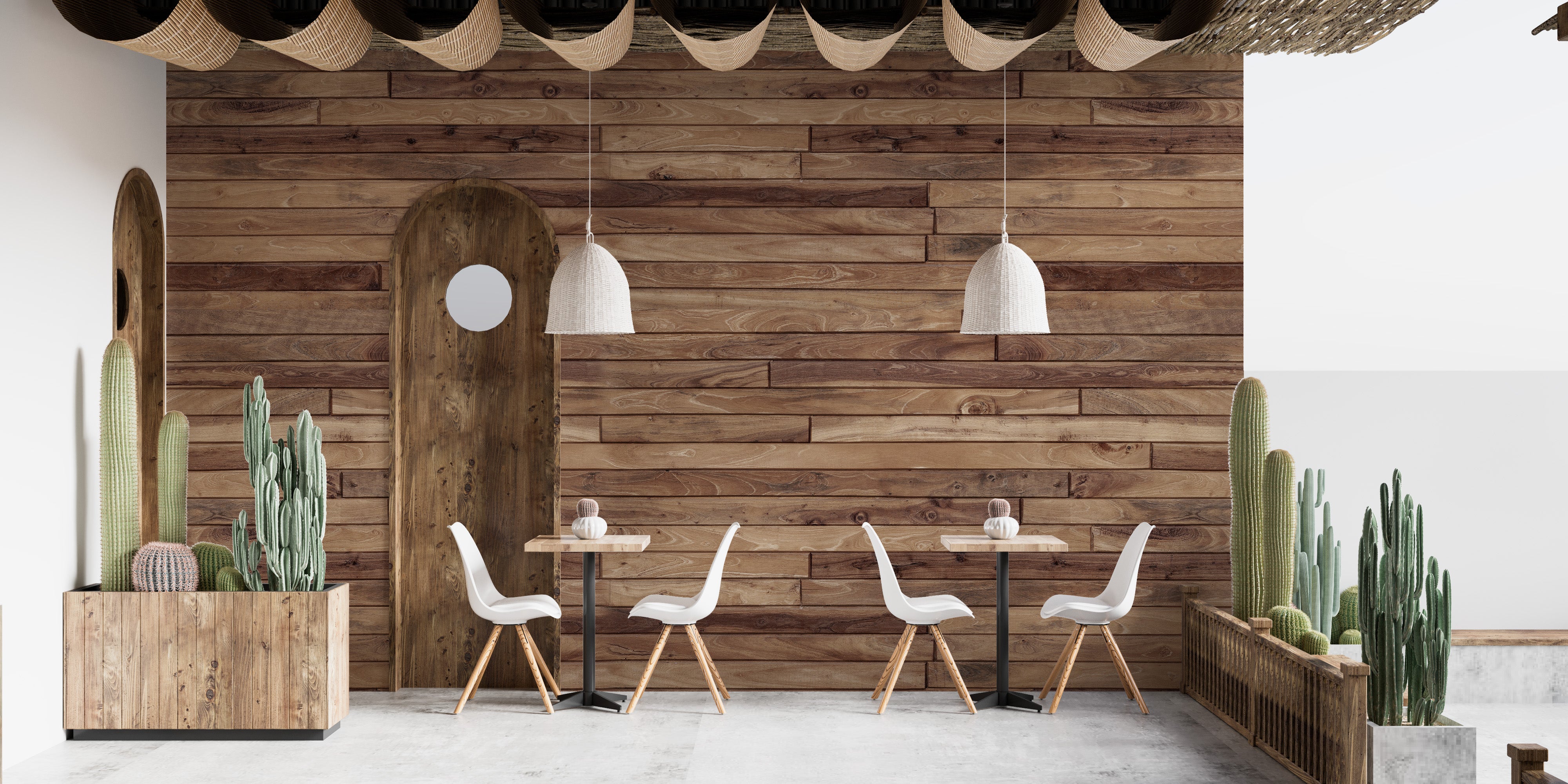 Elegant Timber Touch Wallpaper for Interior Walls