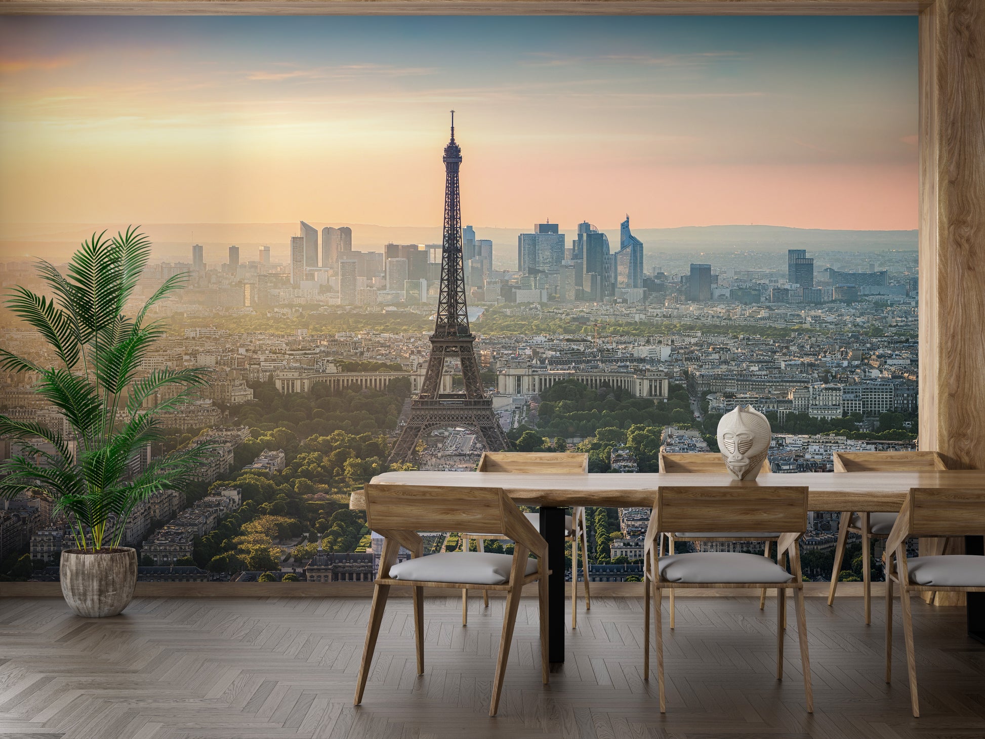 Charming Paris Wall Mural Peel and Stick Design
