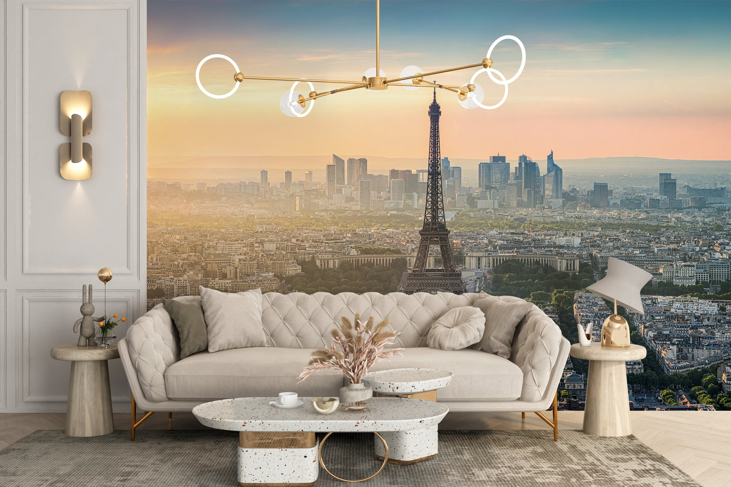 Paris Peel and Stick Mural for Easy Wall Decor
