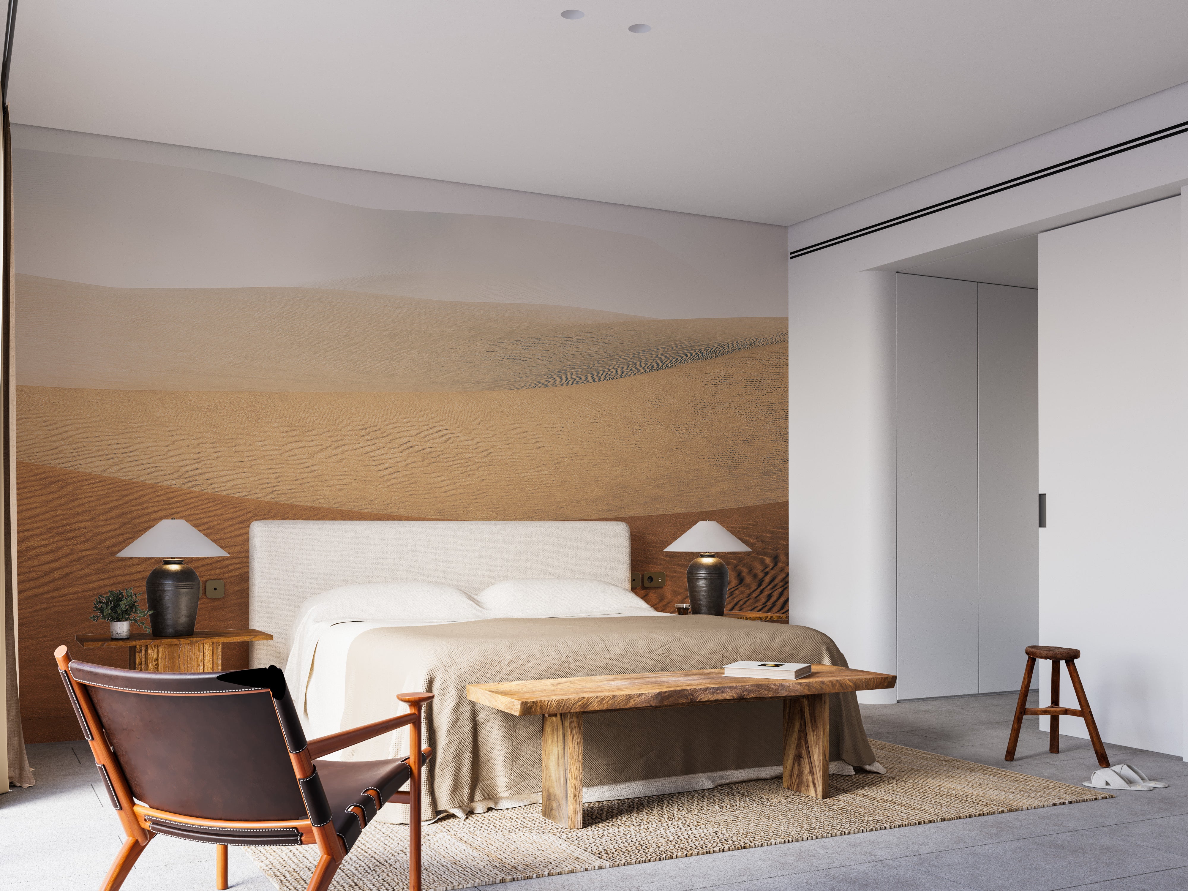 Sahara Sandstorm Mirage Mural for Stylish Interiors