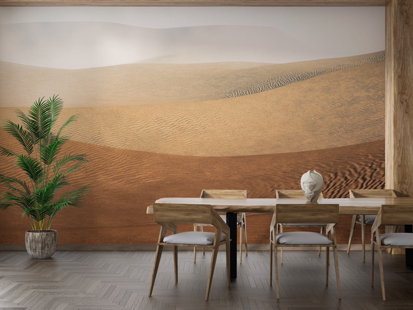 Sahara Sandstorm Mirage Wallpaper Mural for Rooms