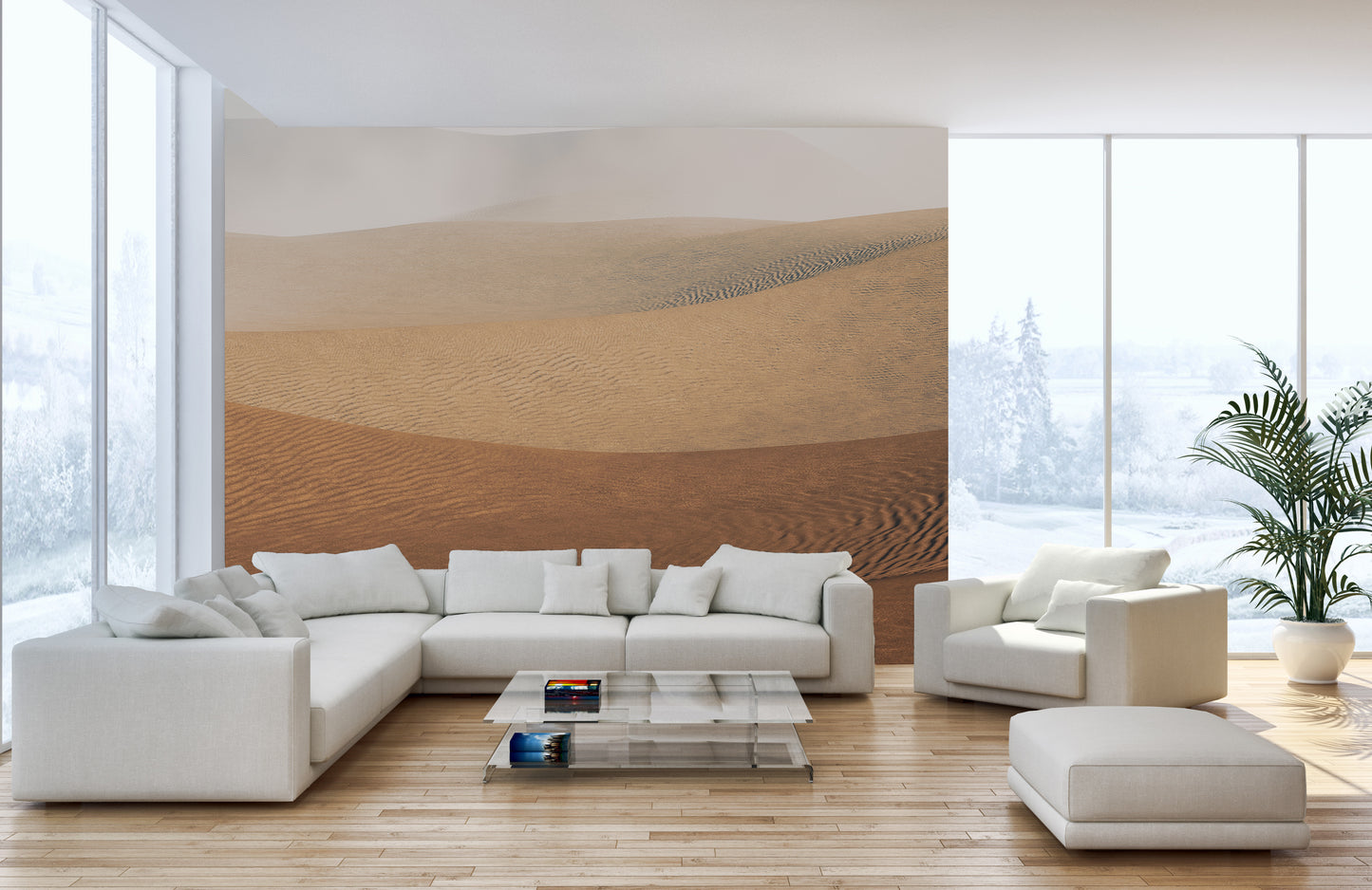 Sahara Sandstorm Mirage Mural for Home Decor