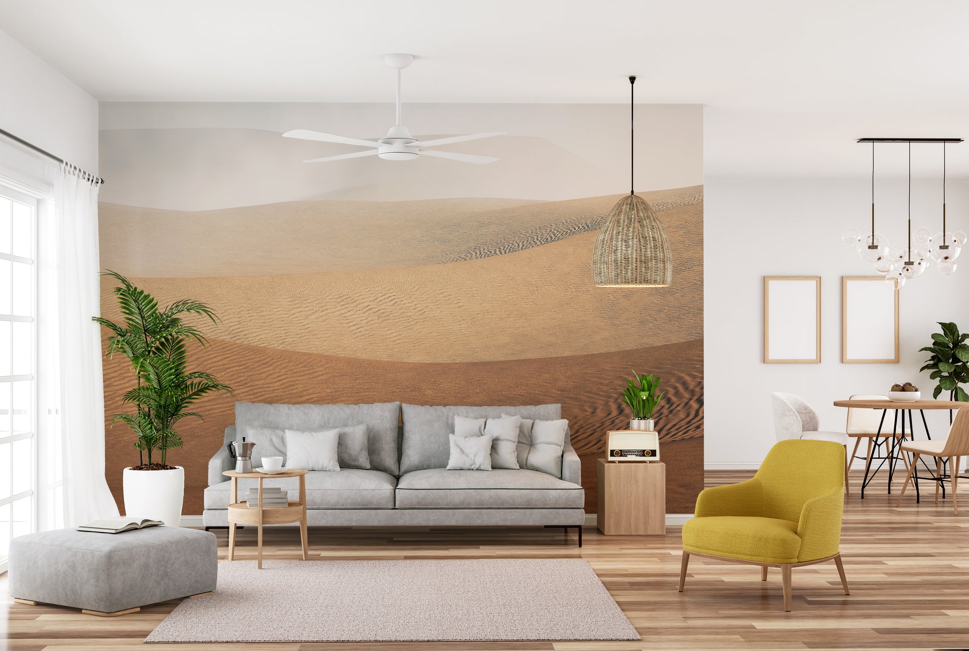 Sahara Sandstorm Mirage Wall Mural for Rooms