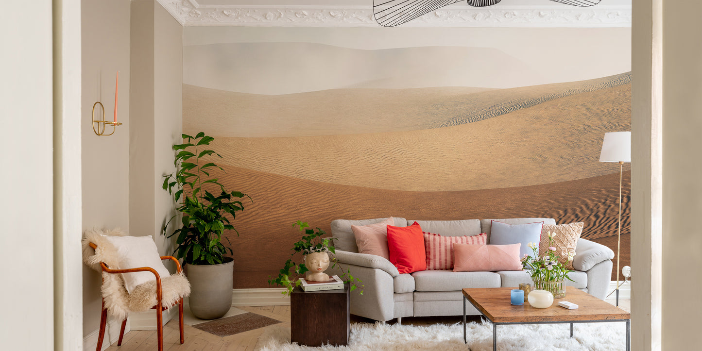 Mirage of Sahara Sandstorm Wall Mural for Spaces