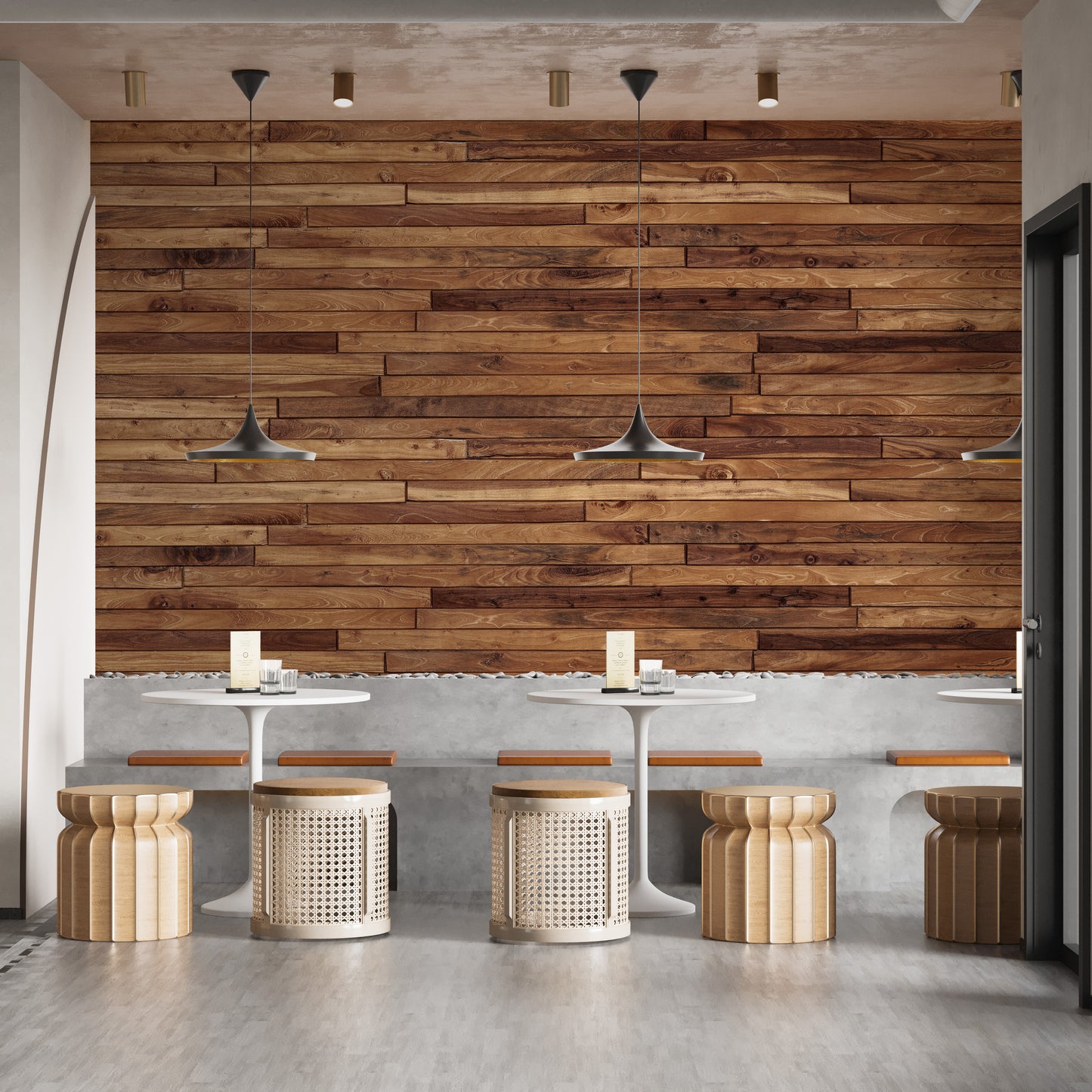 Timber Striped Removable Wallpaper Mural