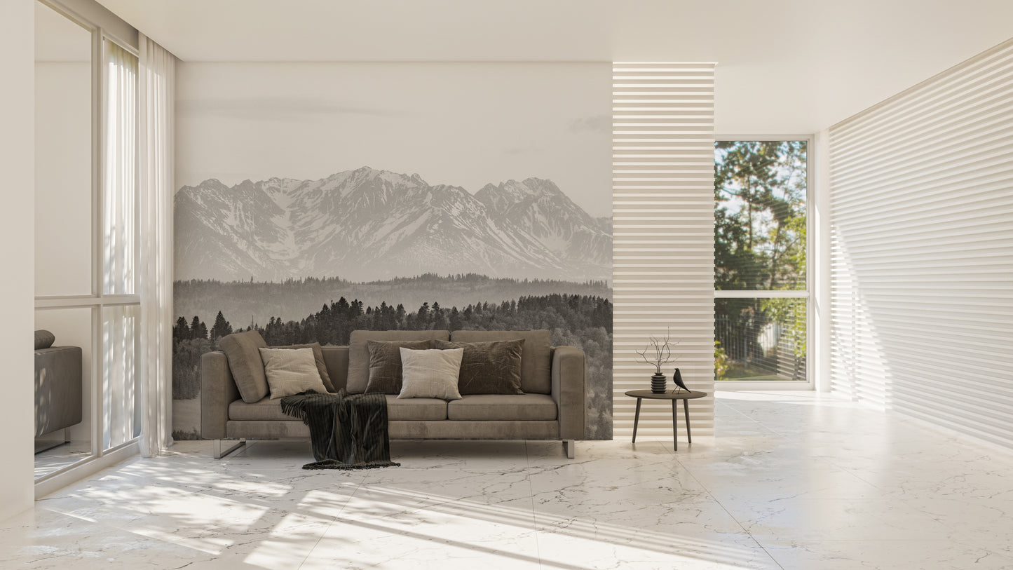 Snow-Capped Range Wallpaper Mural
