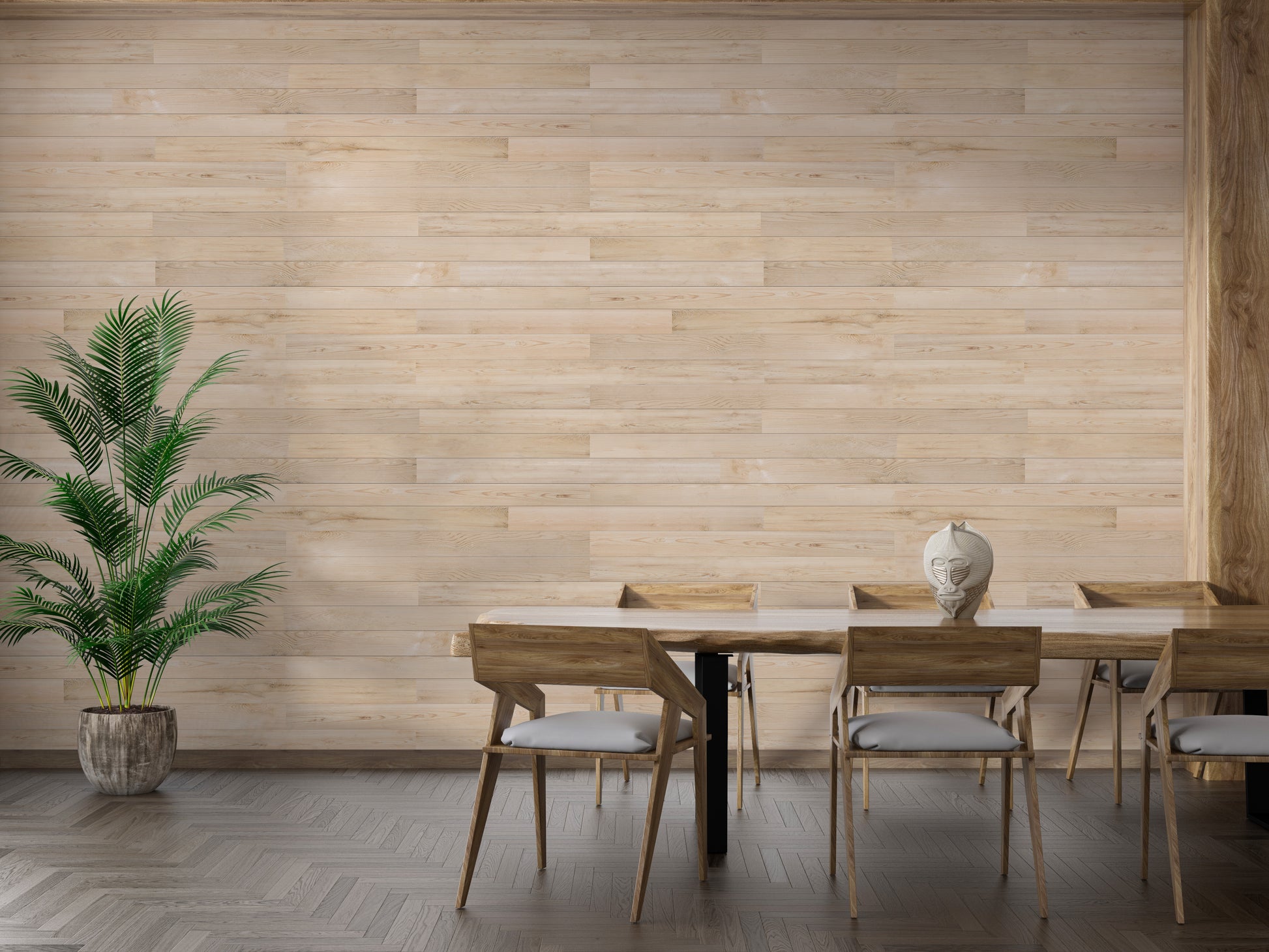 Oakwood Wonder Wallcovering Mural for warm ambiance