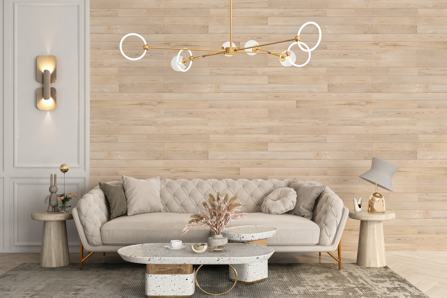 Oakwood Wonder Wallcovering Wallpaper for cozy rooms