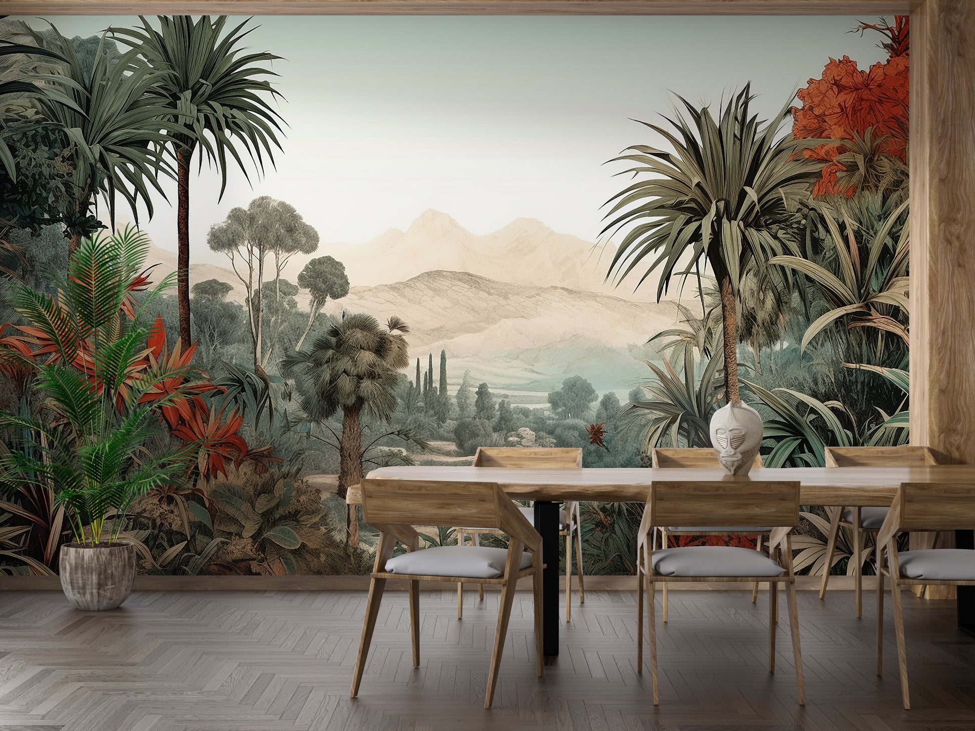 Tropic Serenity wallpaper with lush greenery
