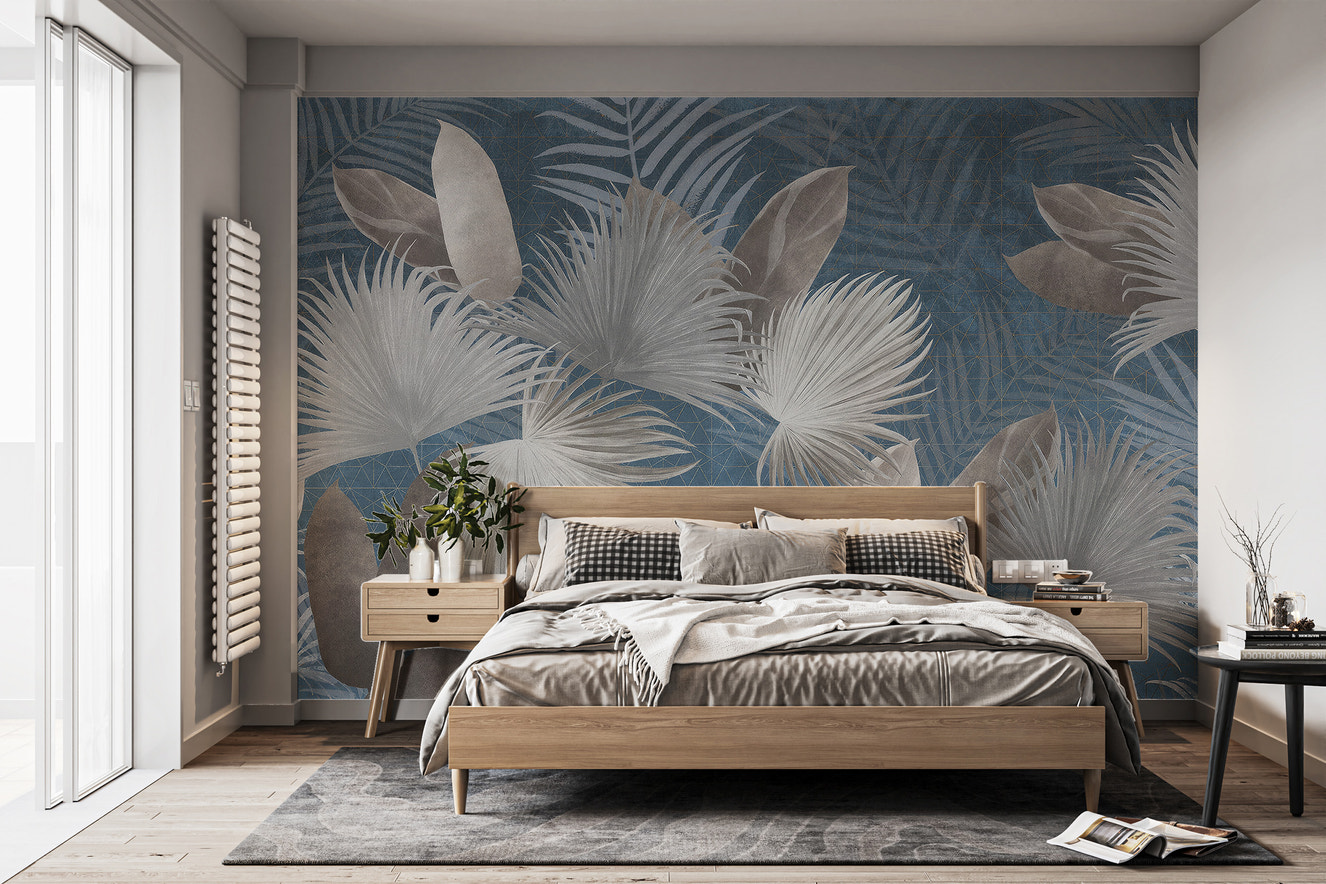 Exotic Leaves Wallpaper Mural