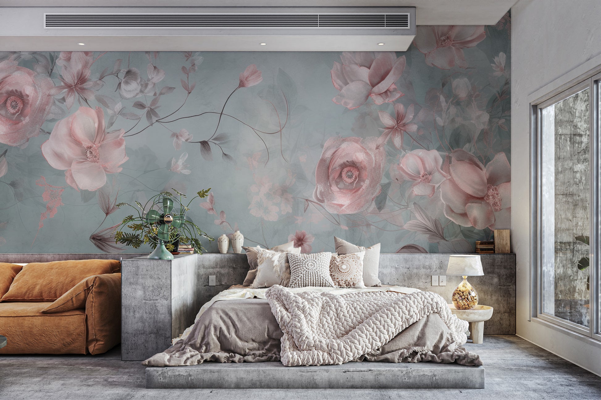 Elegant Flora Wallpaper Mural