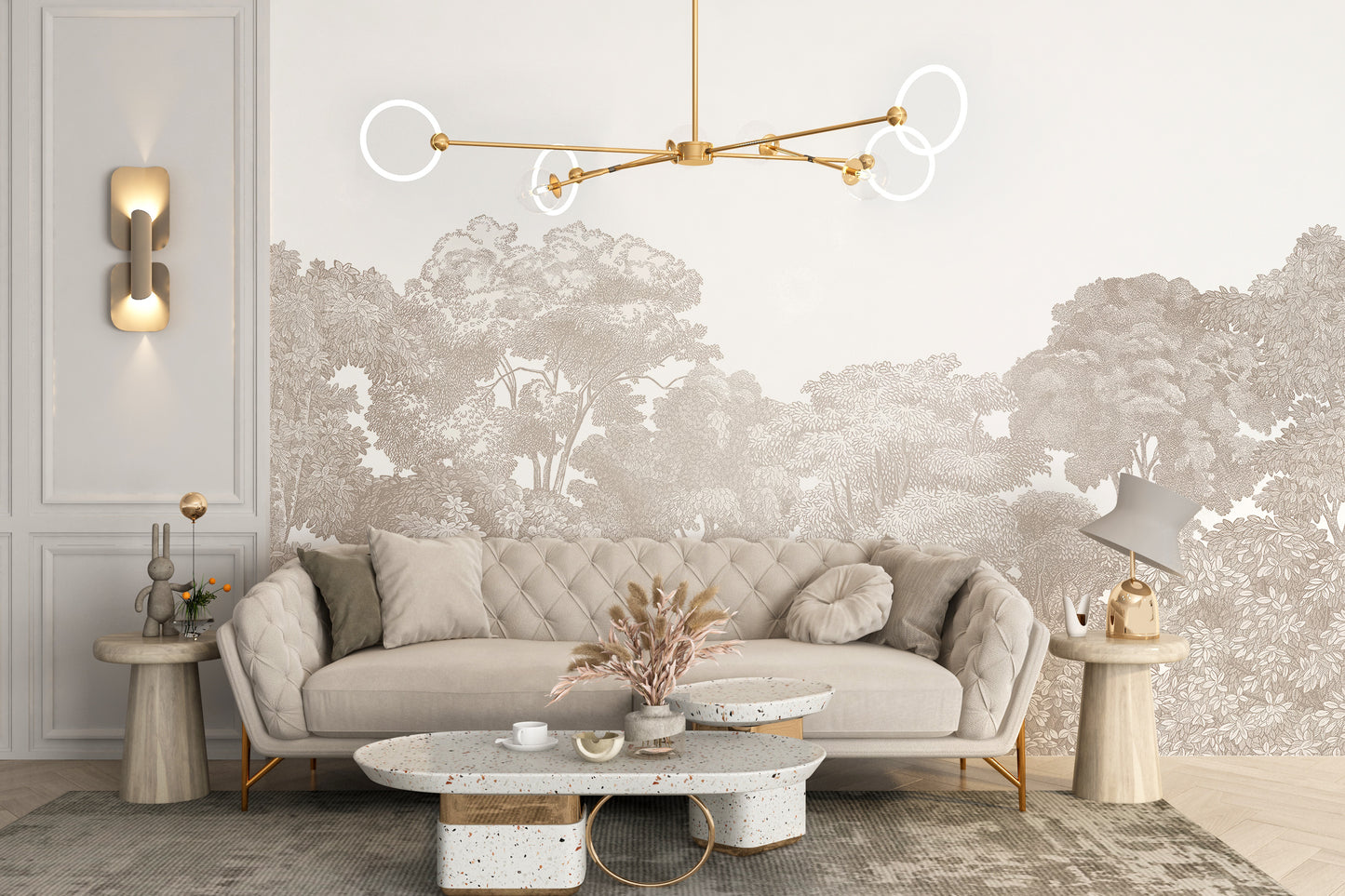 Mystic Trees Wallpaper Mural for a peaceful space