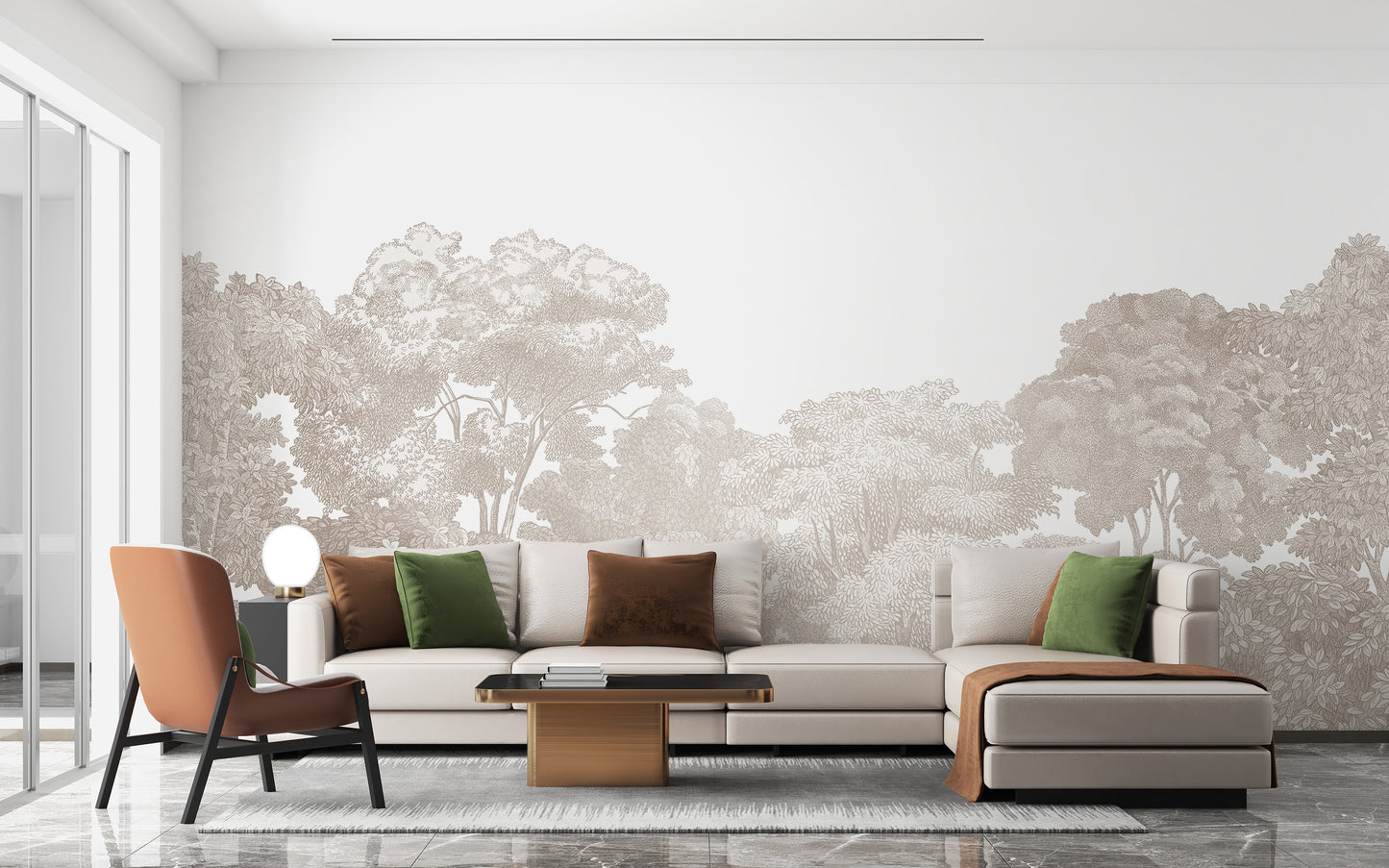 Refresh your walls with Mystic Trees Wallpaper Mural