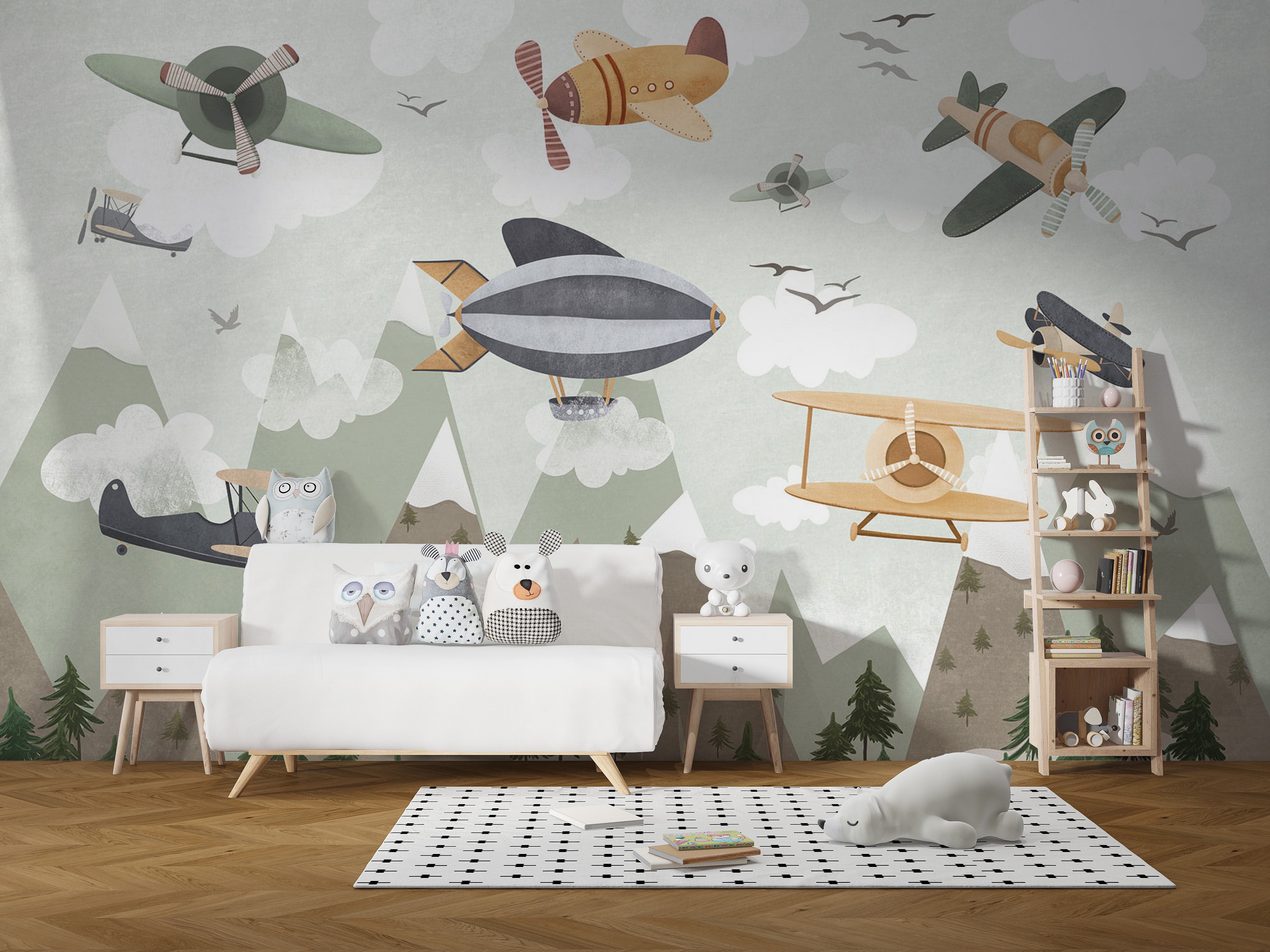 Skyward Adventure Dreams Wallpaper Mural for a dreamy feel