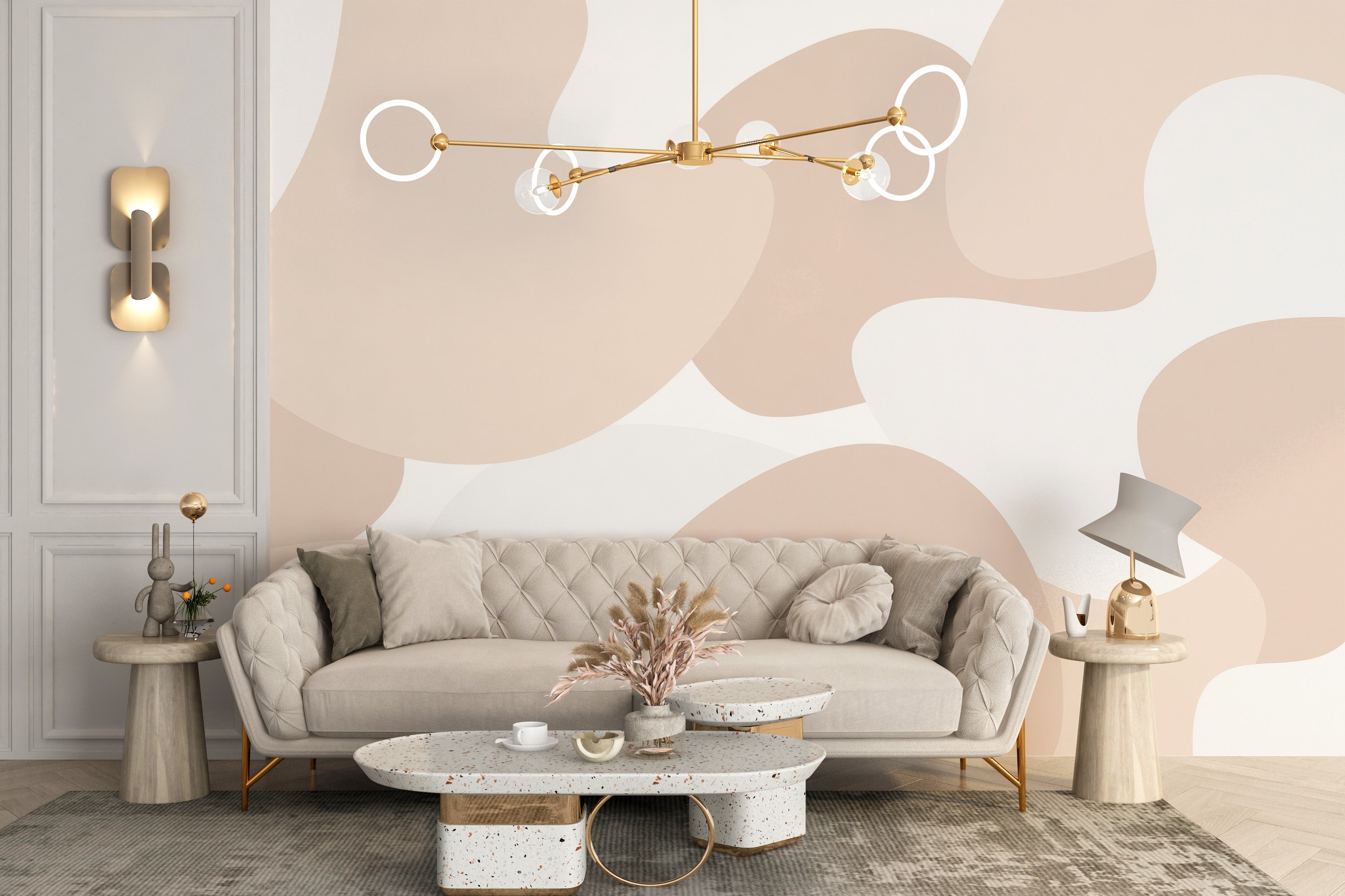 Gentle Waves Wall Mural for a relaxing beach feel