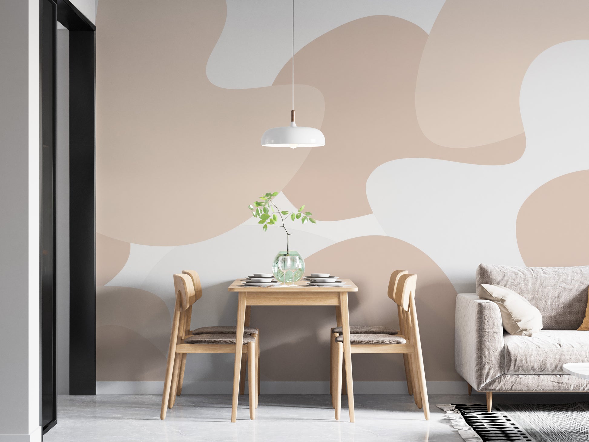 Gentle Waves Wall Mural for a peaceful beach vibe