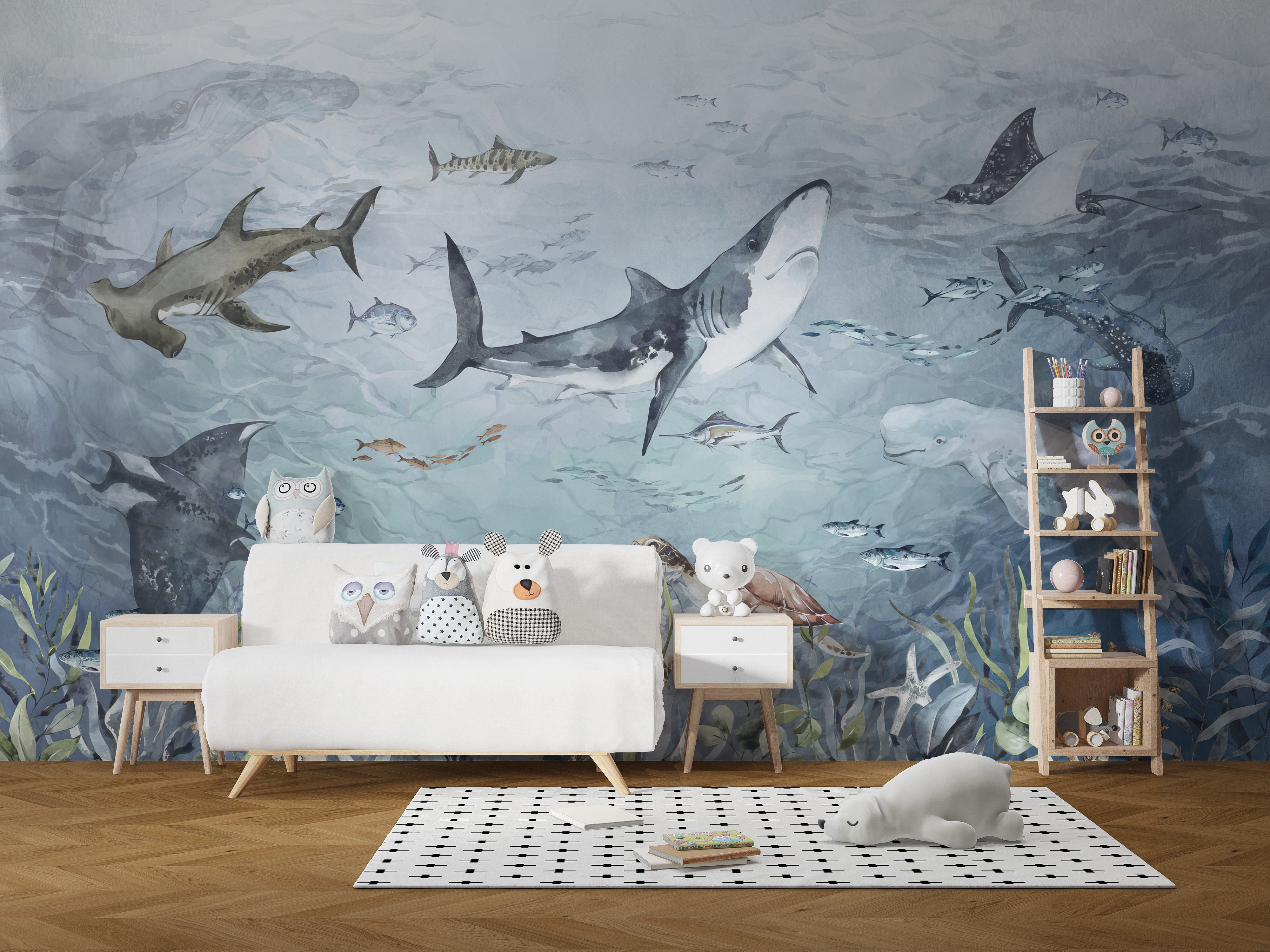 Oceanic Haven Wallpaper Mural brings ocean vibes home