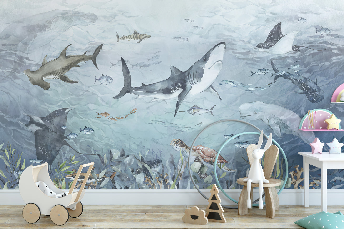 Oceanic Haven Wallpaper Mural for a calming look