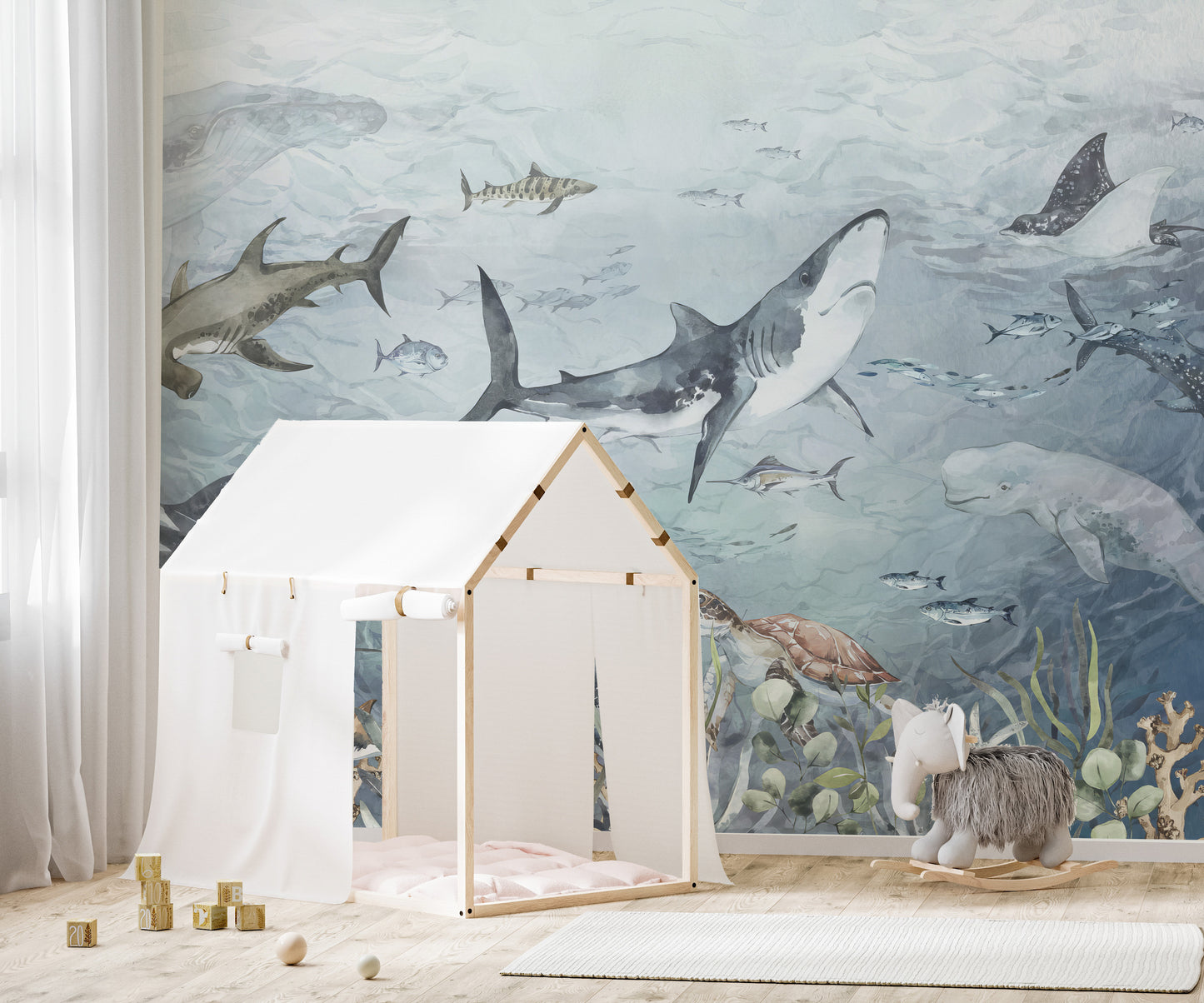 Oceanic Haven Wallpaper Mural featuring ocean views